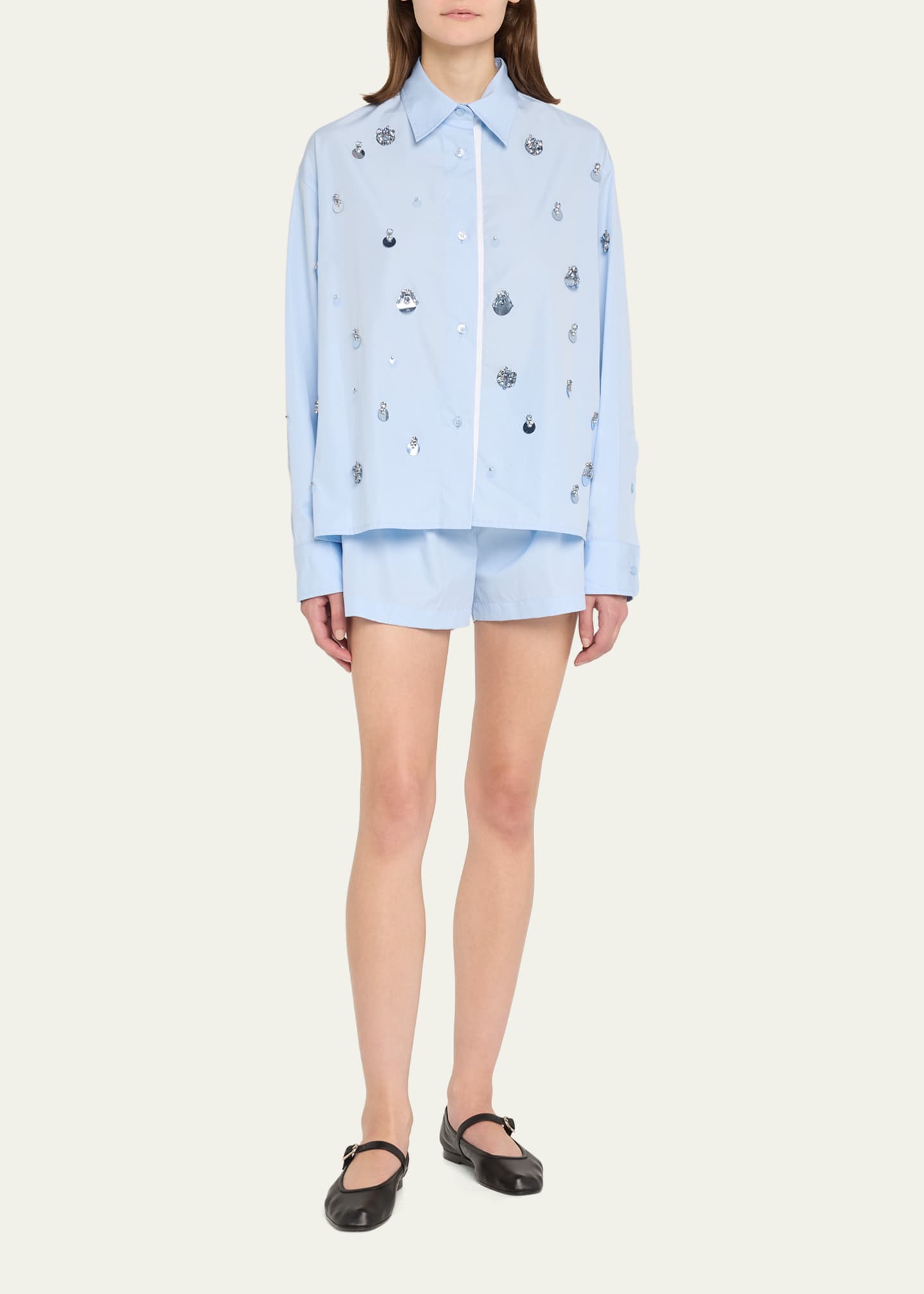Des Phemmes Embellished Classic Shirt Image 2 of 5