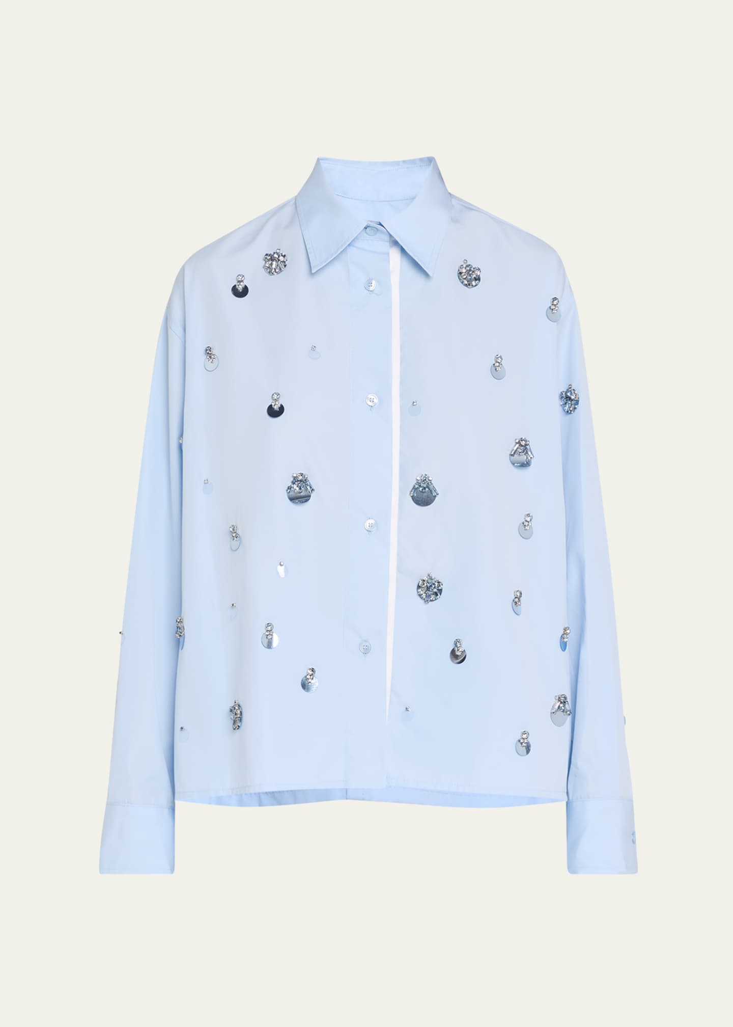 Des Phemmes Embellished Classic Shirt Image 1 of 5