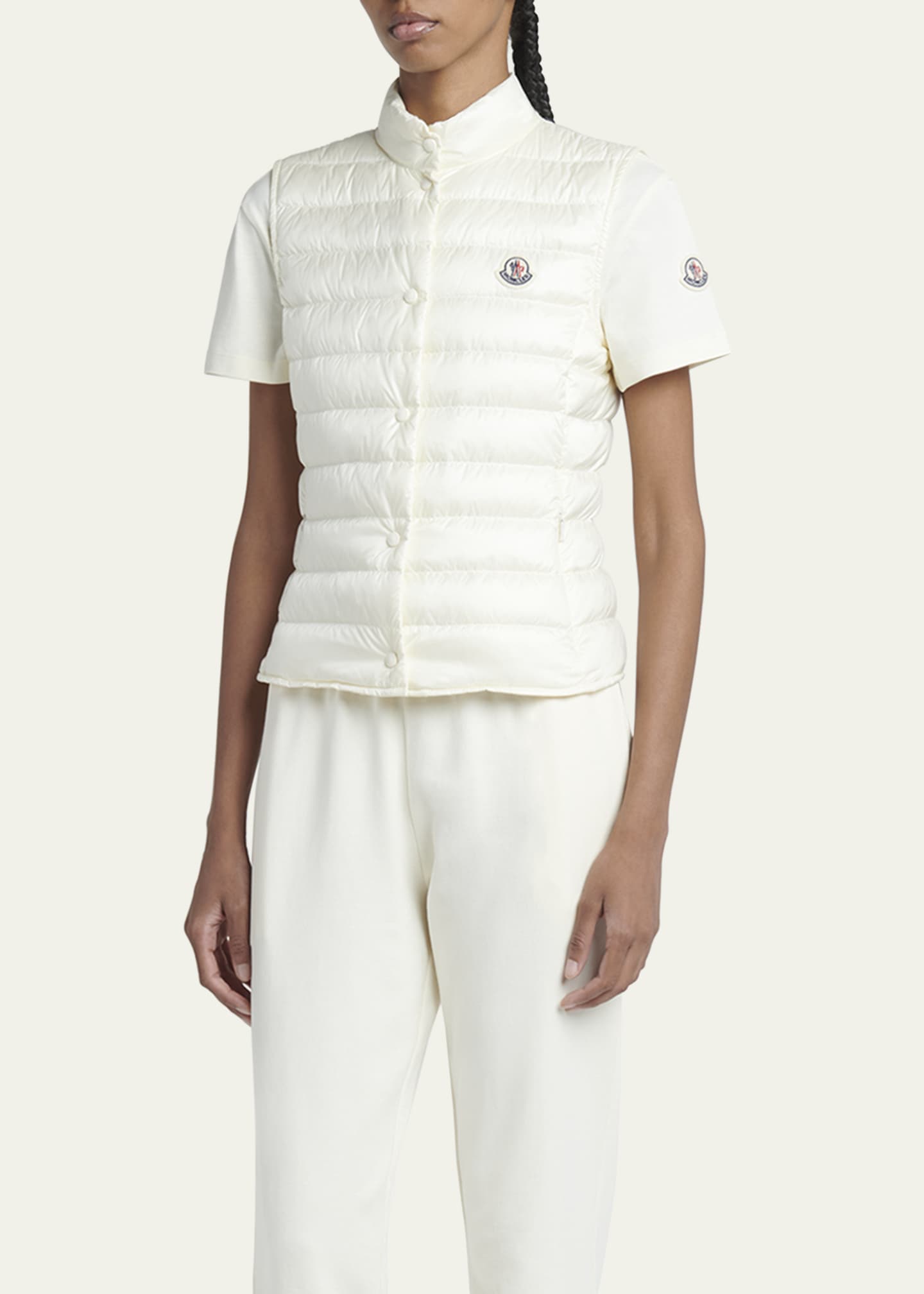 モンクレール liane ダウンベスト 0 Moncler Liane Down Vest - Bergdorf Goodman