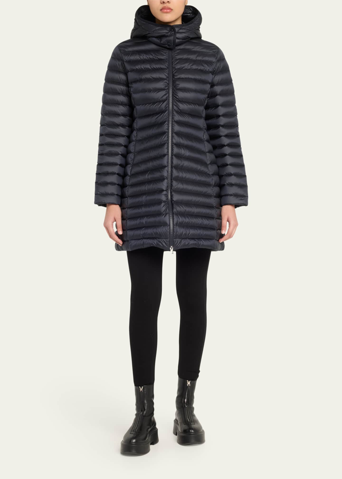 Moncler Ige Mid-Length Down Puffer Jacket Image 2 of 5