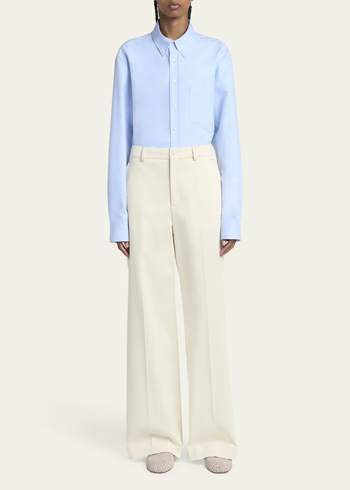 Moncler Wide-Leg Trousers - Bergdorf Goodman
