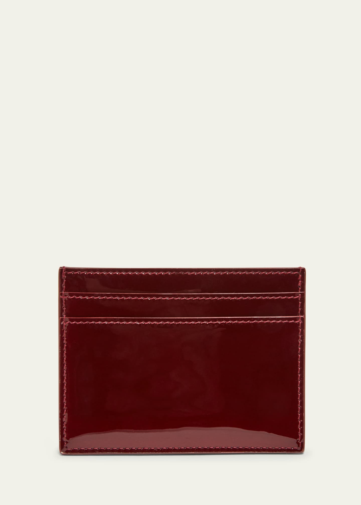 Saint Laurent Men's Patent Leather Card Holder Image 3 of 3