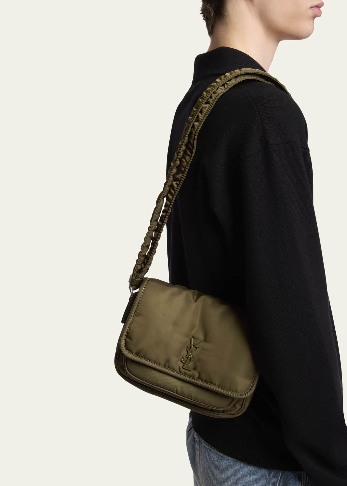 Saint Laurent Men's Small Niki Messenger Bag Image 2 of 5