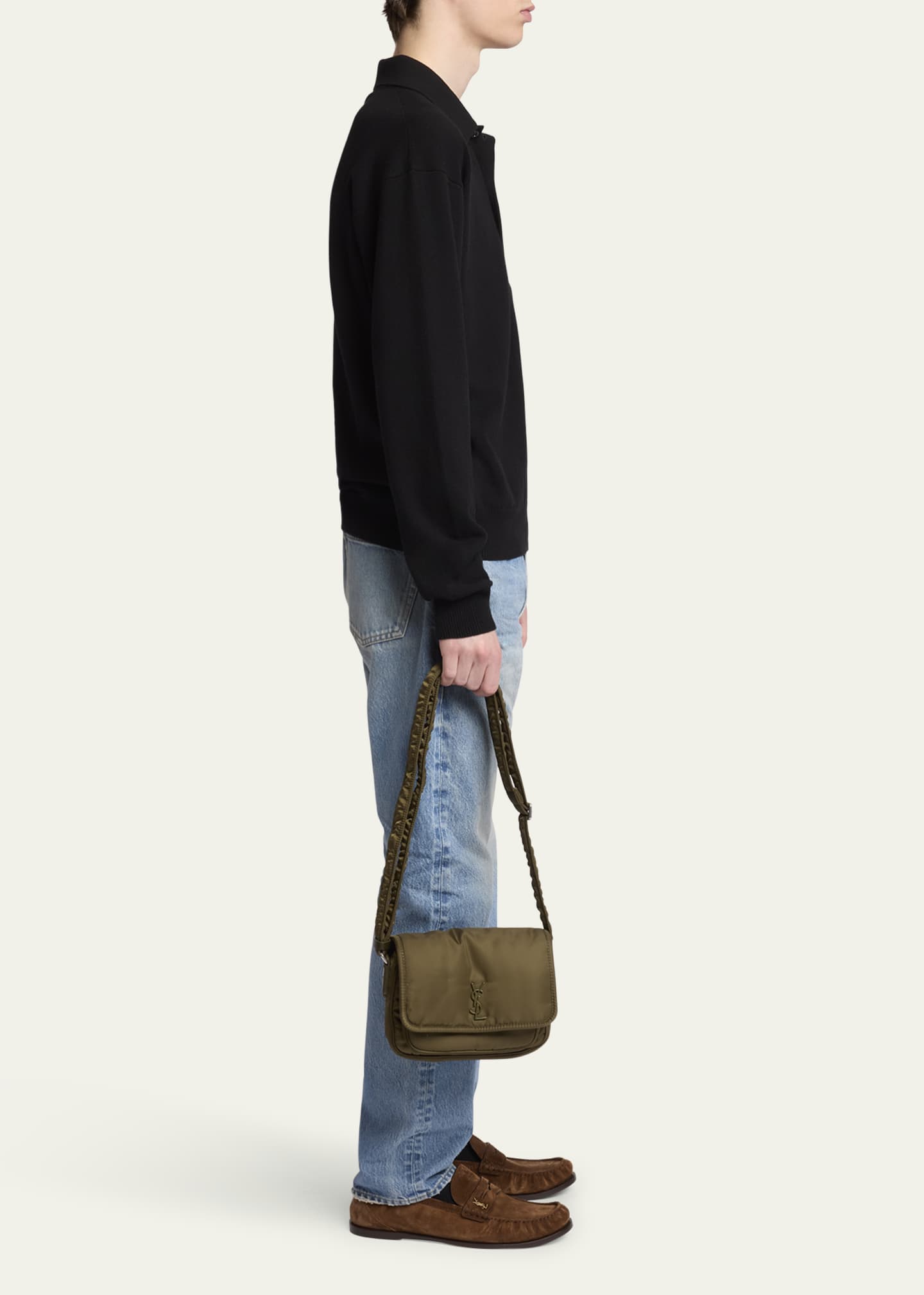 Saint Laurent Men's Small Niki Messenger Bag Image 5 of 5