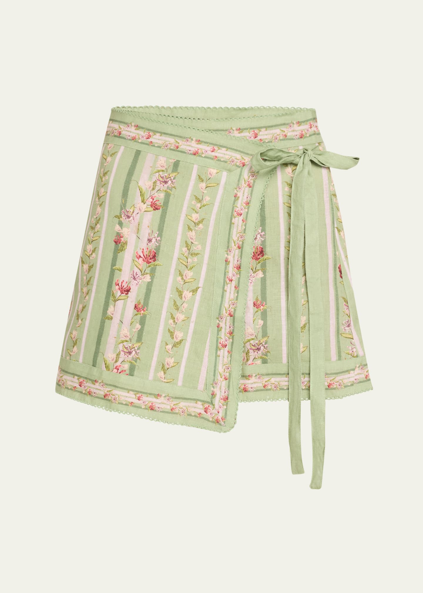 Agua by Agua Bendita Luna Honeysuckle Mini Skirt Coverup Image 1 of 5