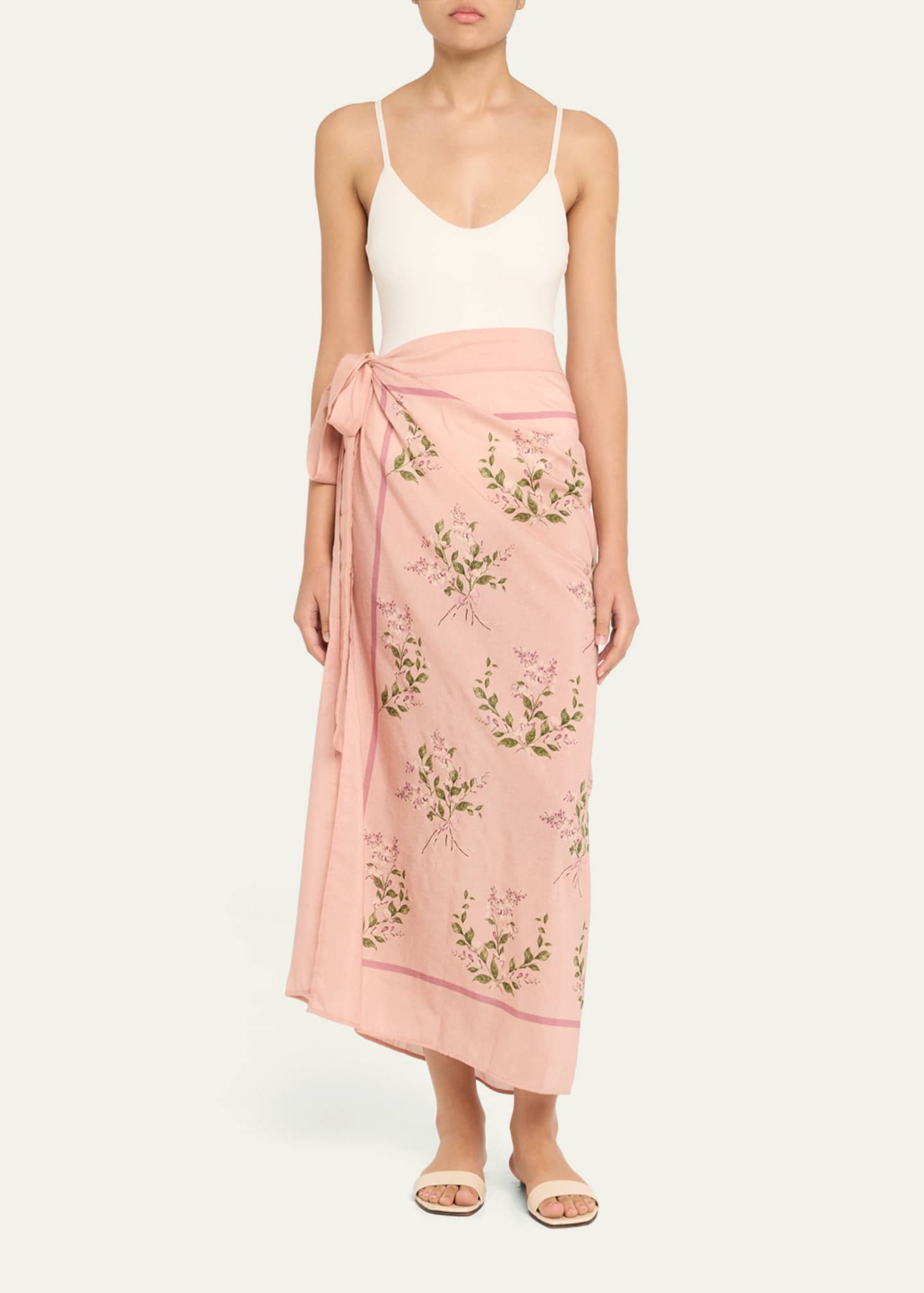 Agua by Agua Bendita Lavanda Wisteria Pareo Coverup Image 2 of 5