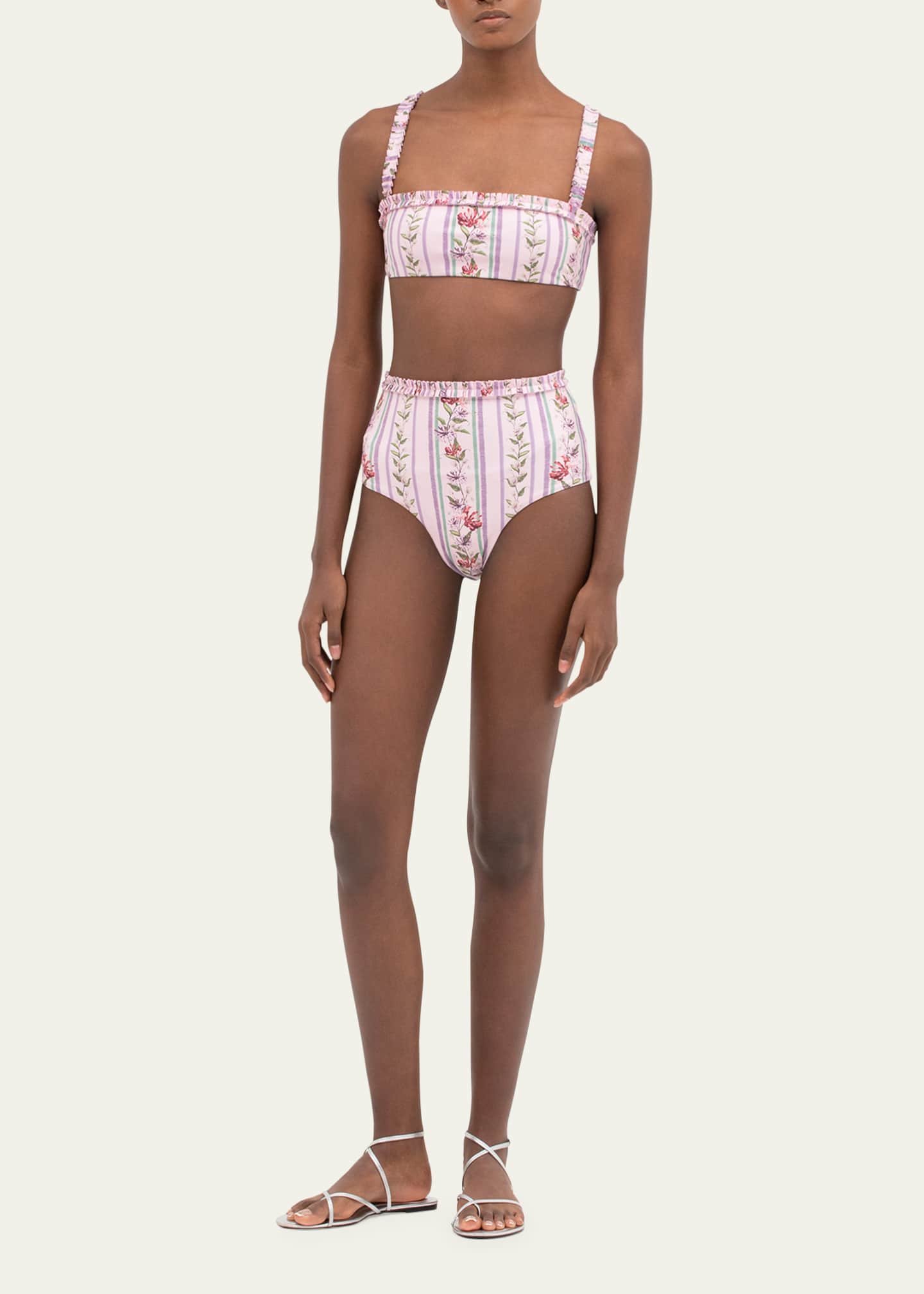 Agua by Agua Bendita Olmo Wisteria Bikini Top Image 2 of 5