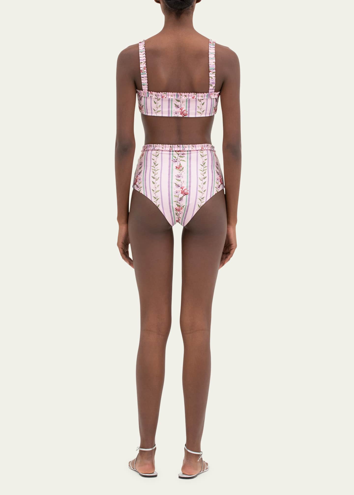 Agua by Agua Bendita Olmo Wisteria Bikini Top Image 3 of 5