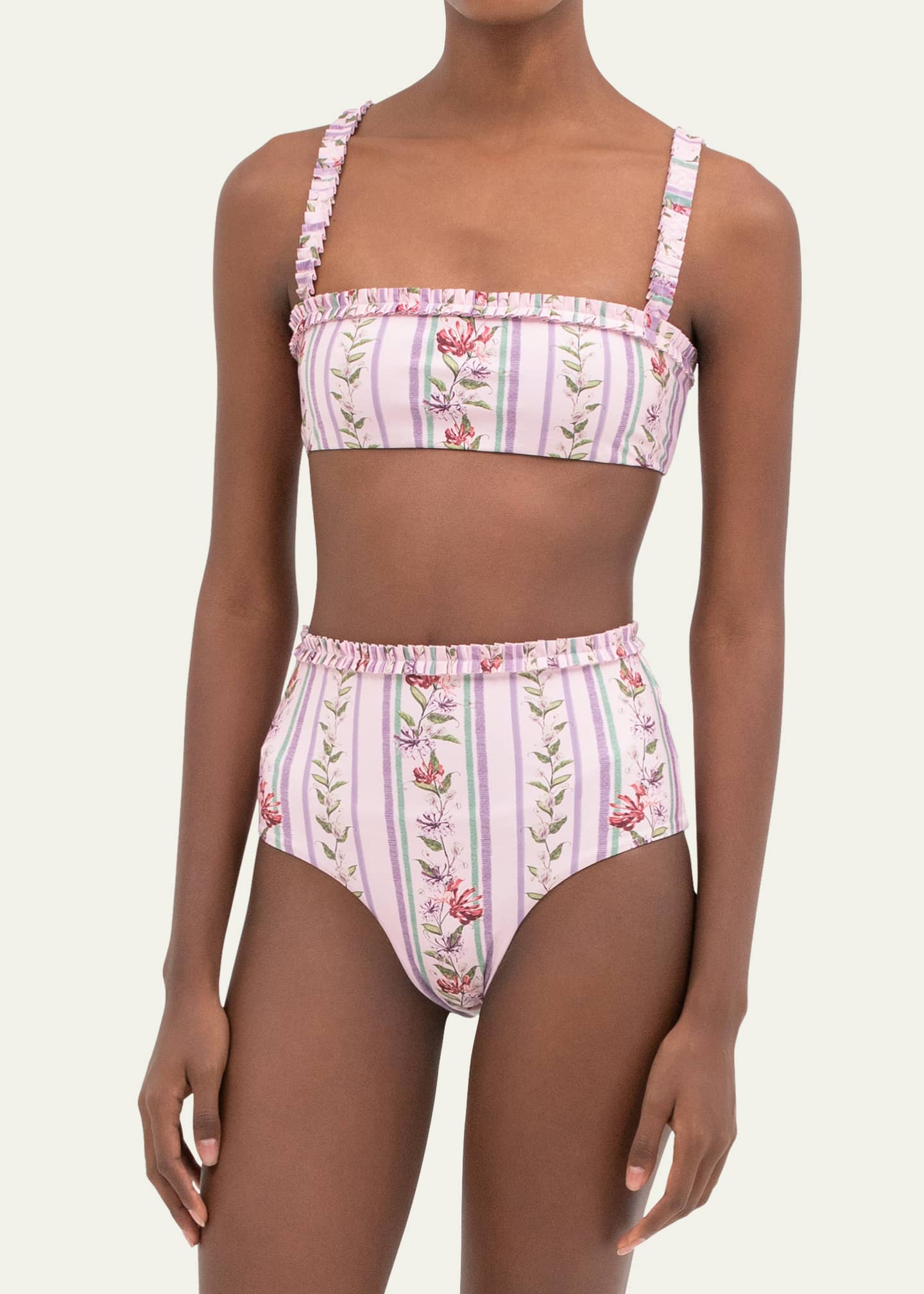 Agua by Agua Bendita Olmo Wisteria Bikini Top Image 4 of 5