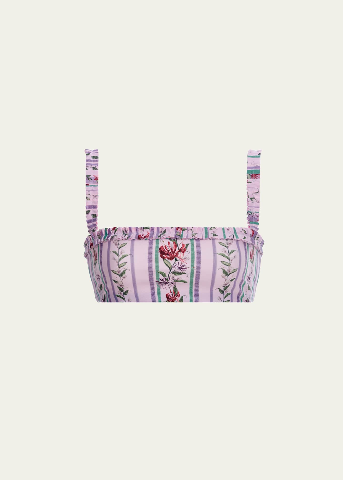 Agua by Agua Bendita Olmo Wisteria Bikini Top Image 1 of 5