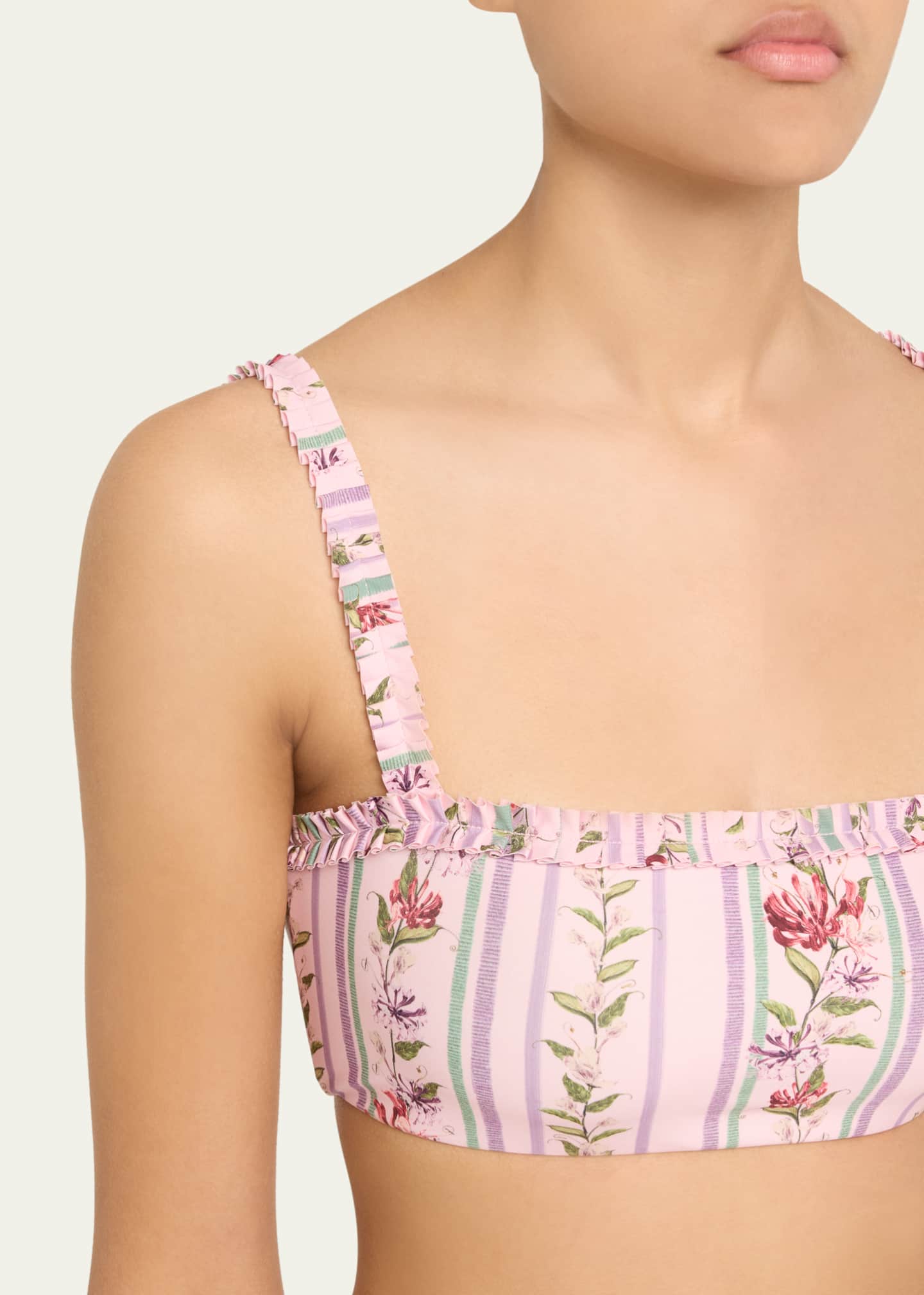 Agua by Agua Bendita Olmo Wisteria Bikini Top Image 5 of 5