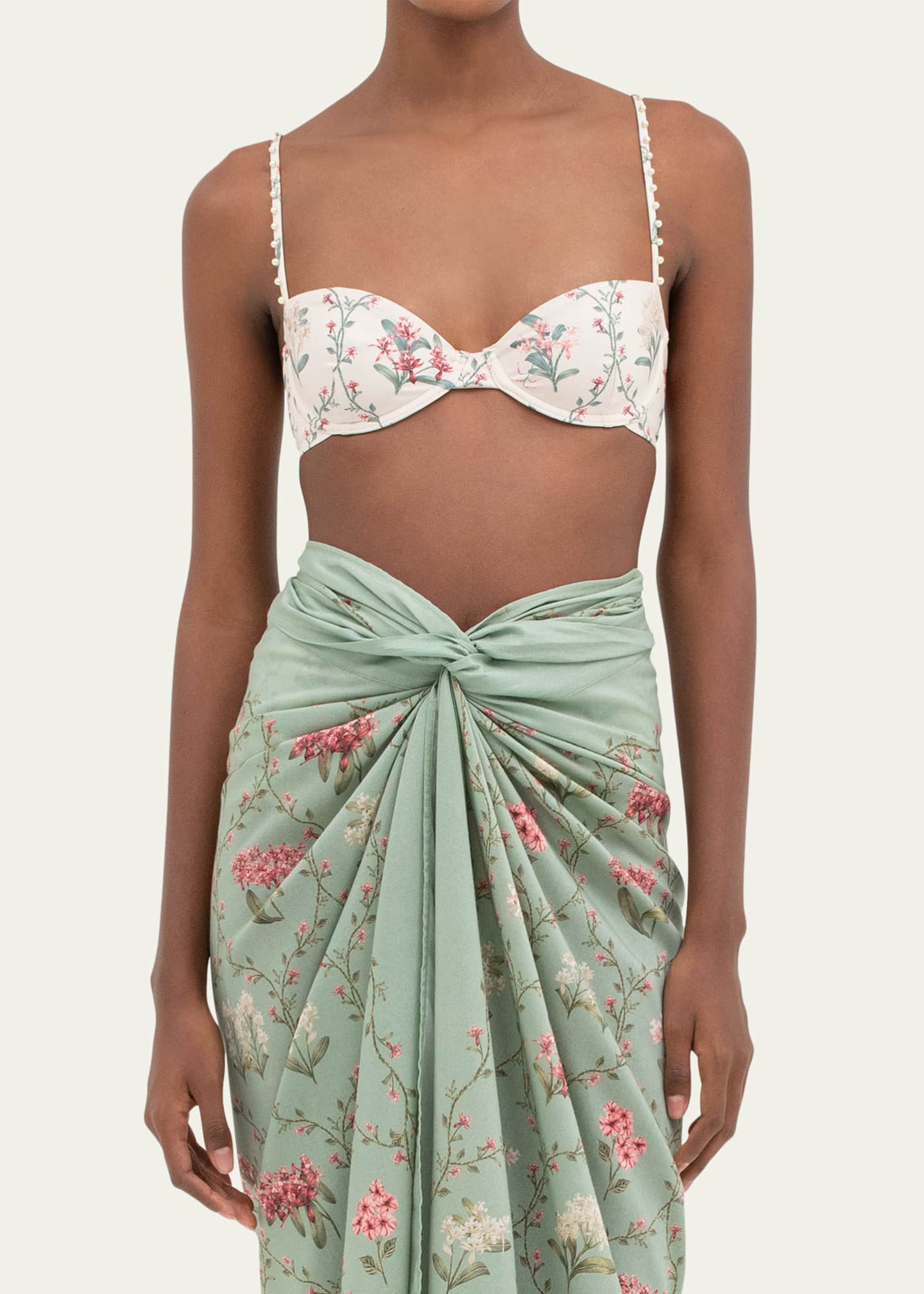 Agua by Agua Bendita Lavanda Orquidea Pareo Coverup Image 4 of 4