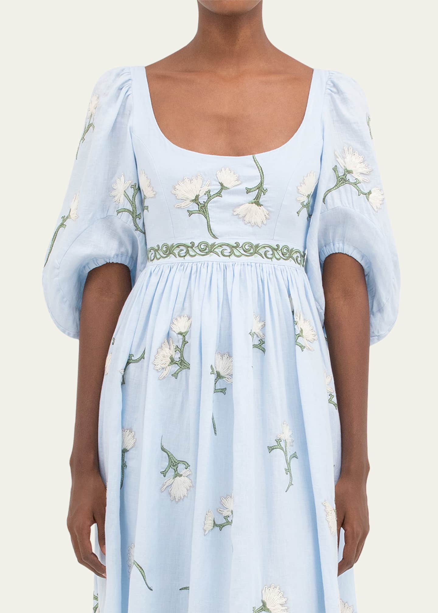 Agua by Agua Bendita Viviane Embroidered Maxi Dress Image 4 of 4