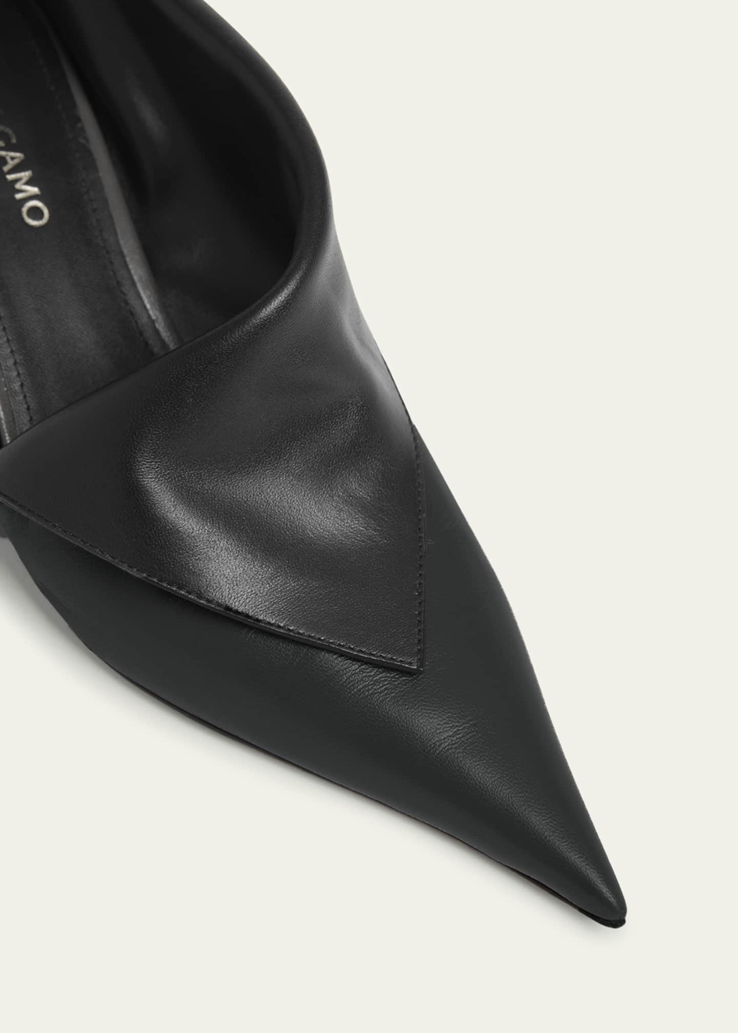 Ferragamo Littyn Leather Pumps Image 5 of 6