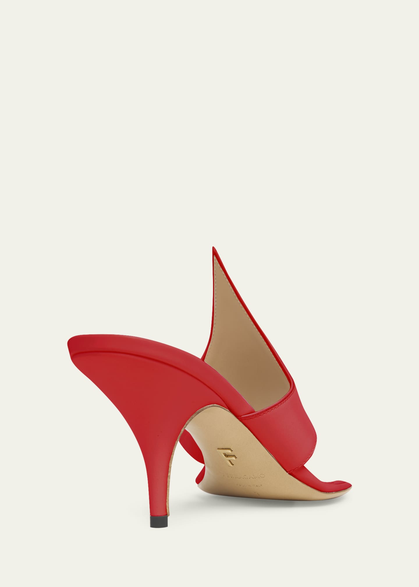 Ferragamo Lyrai Leather Sandals Image 3 of 4