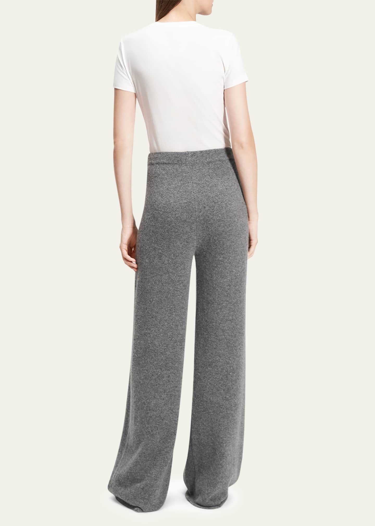 Theory Cozy Wool-Blend Track Pants Image 3 of 5