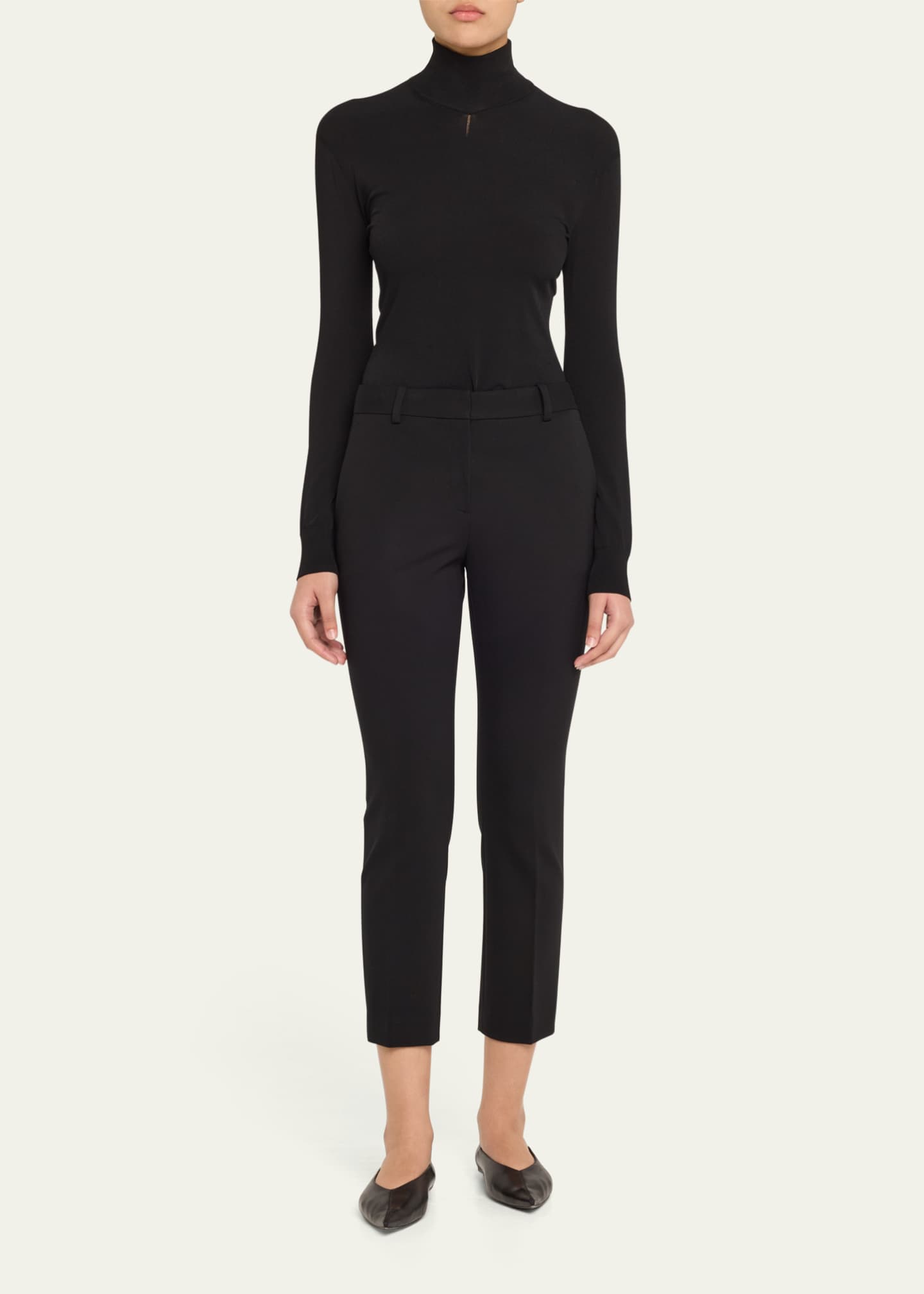 Theory Treeca Smooth Ponte Pants Image 2 of 5