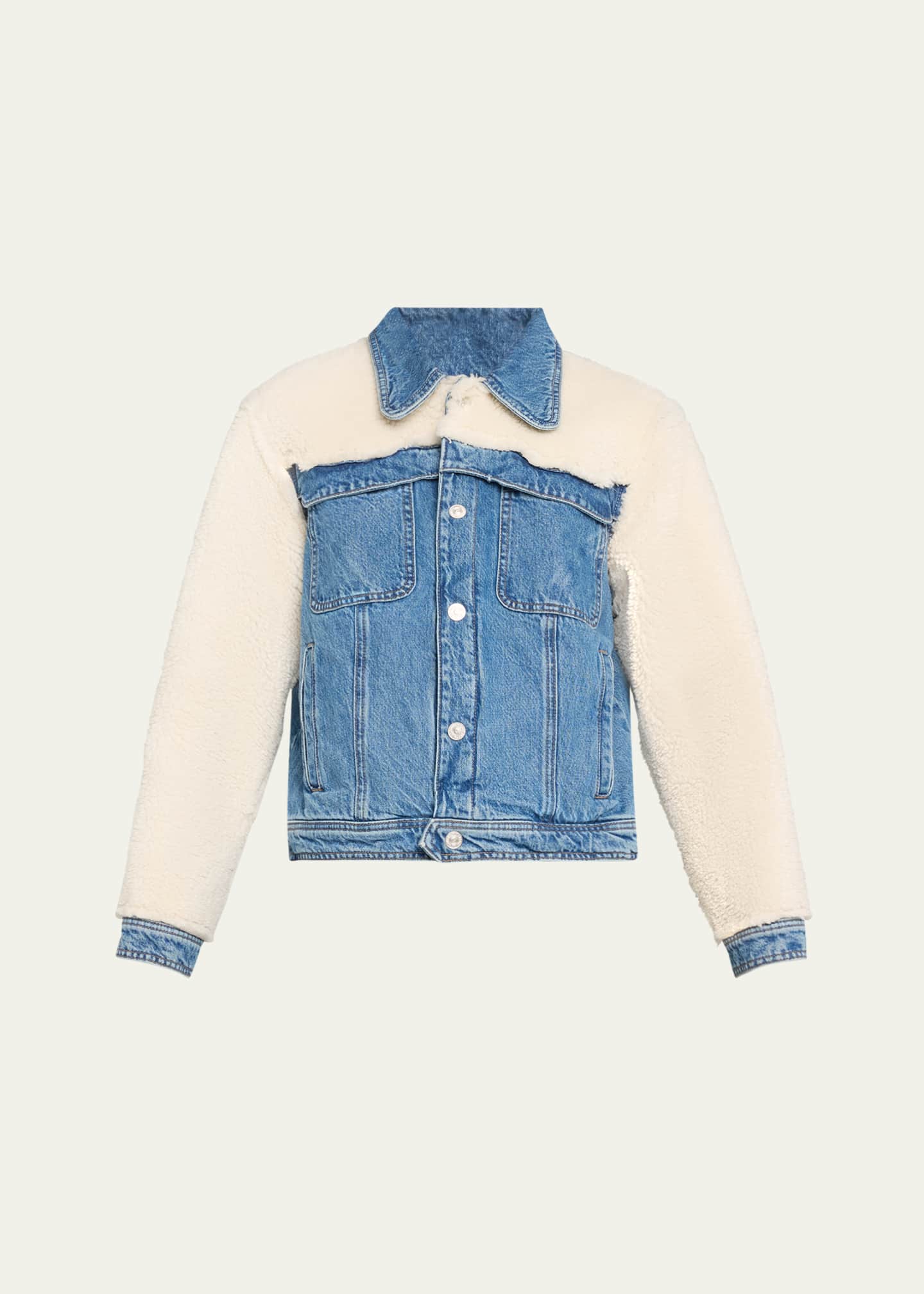 MOTHER The Backbend Combo Denim Jacket Image 1 of 5