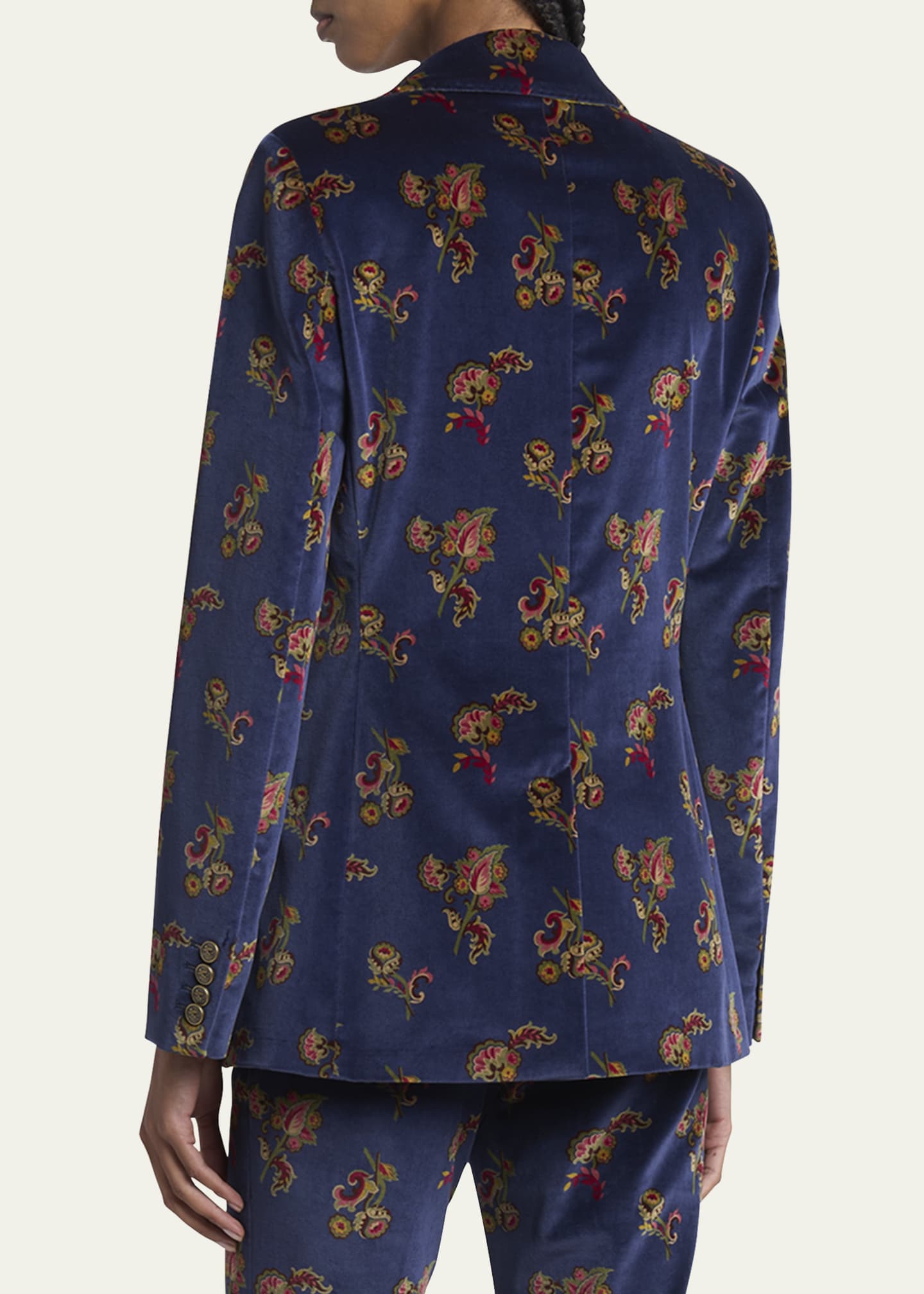 Etro Floral Velvet Jacket Image 3 of 5