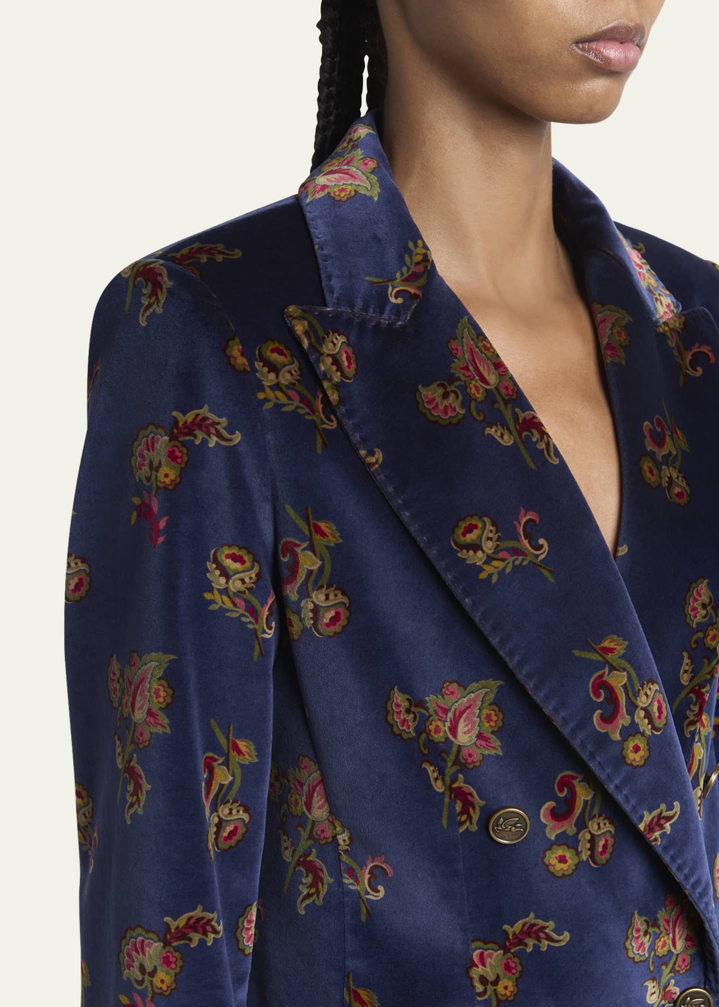 Etro Floral Velvet Jacket Image 5 of 5