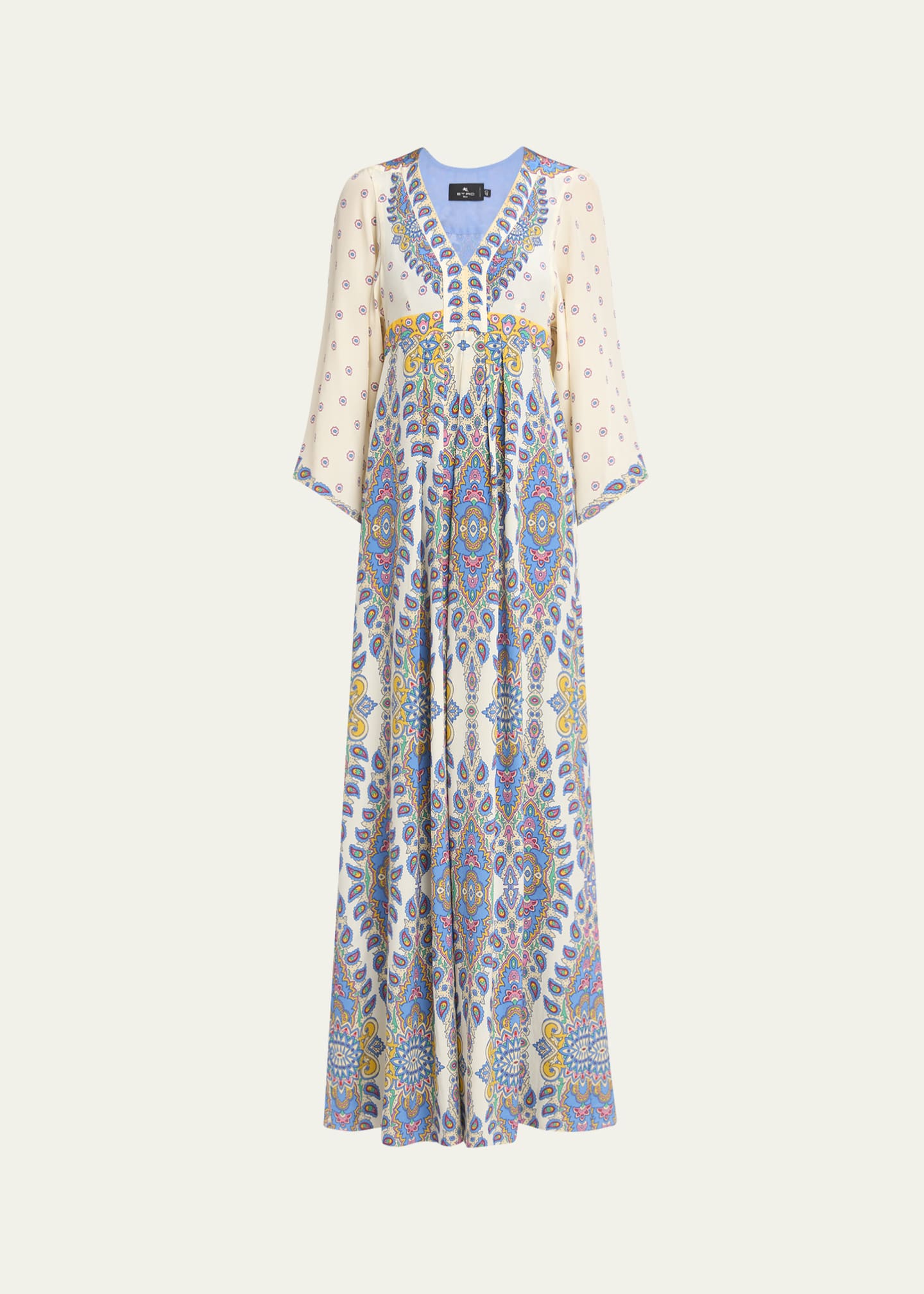 Etro Paisley Silk Maxi Dress Image 1 of 5