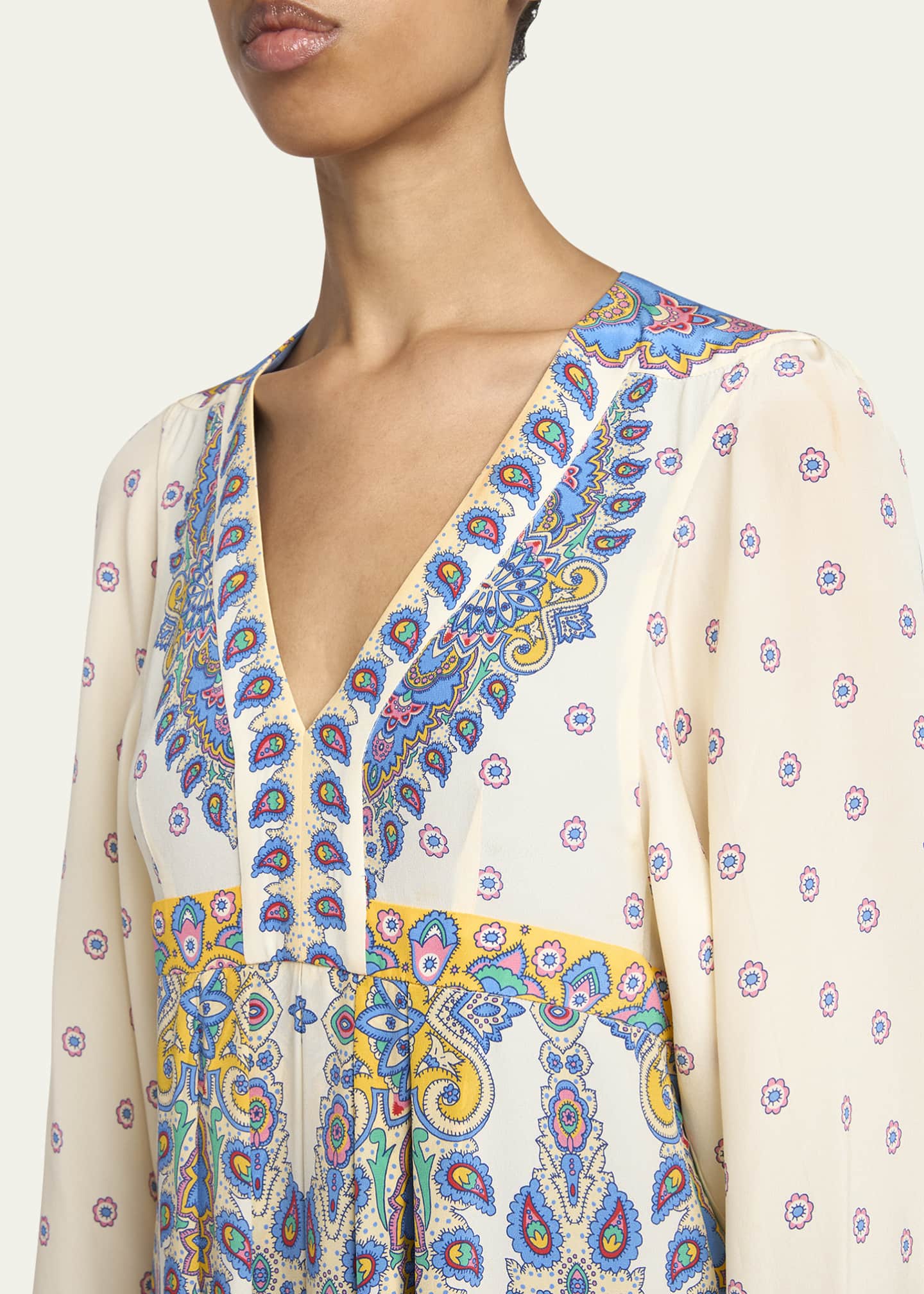 Etro Paisley Silk Maxi Dress Image 5 of 5