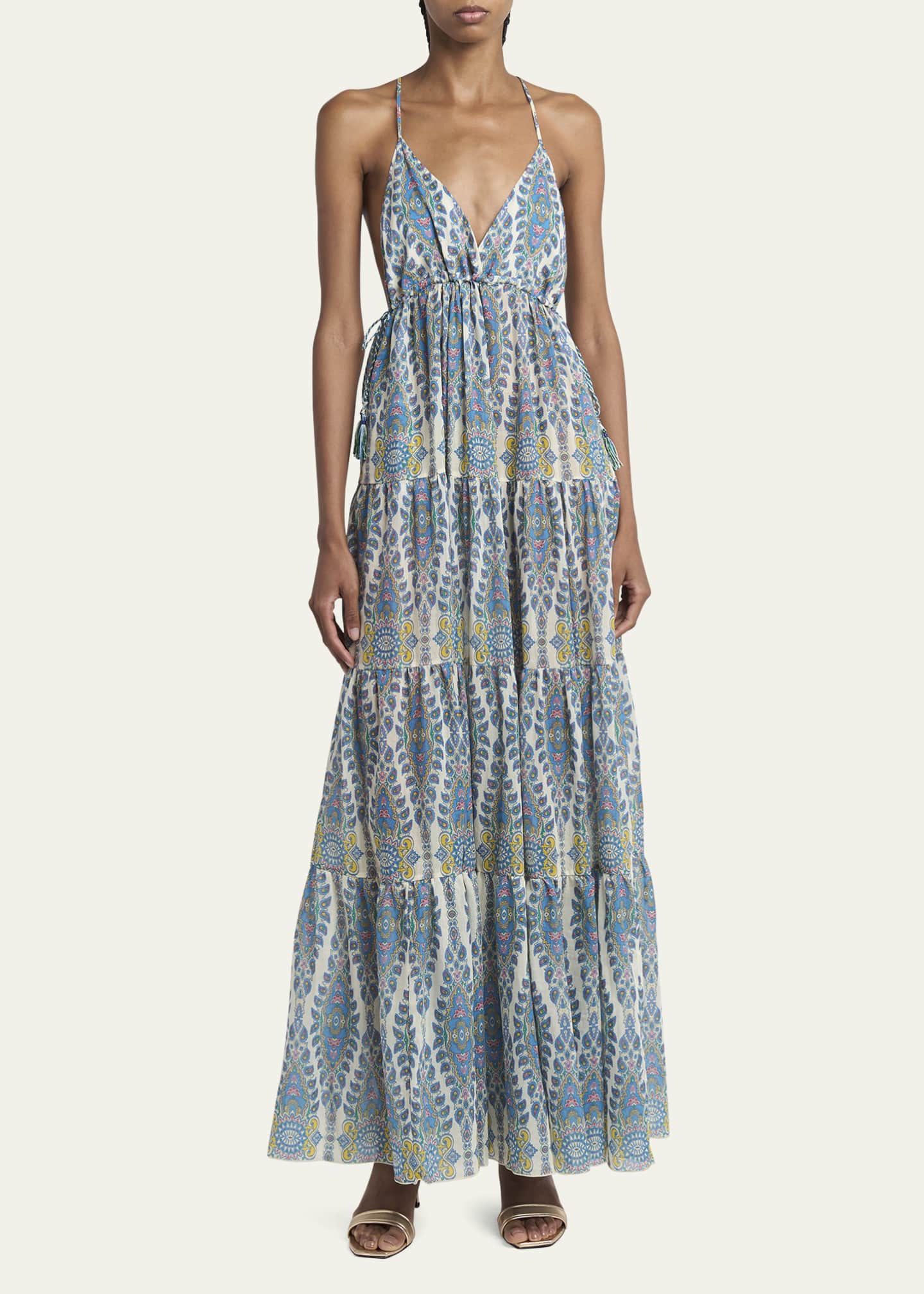 Etro Paisley Drawstring Beach Dress Image 2 of 5