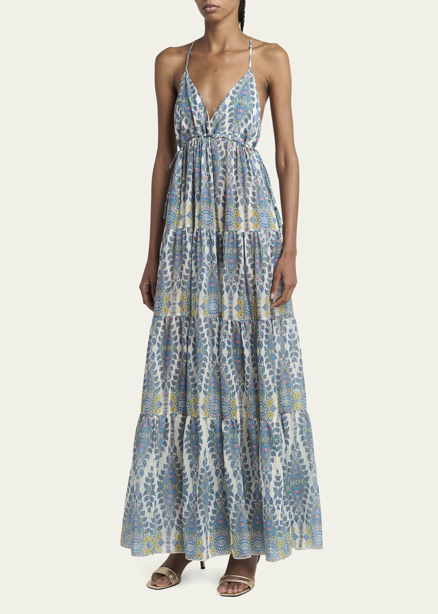 Etro Paisley Drawstring Beach Dress Image 4 of 5