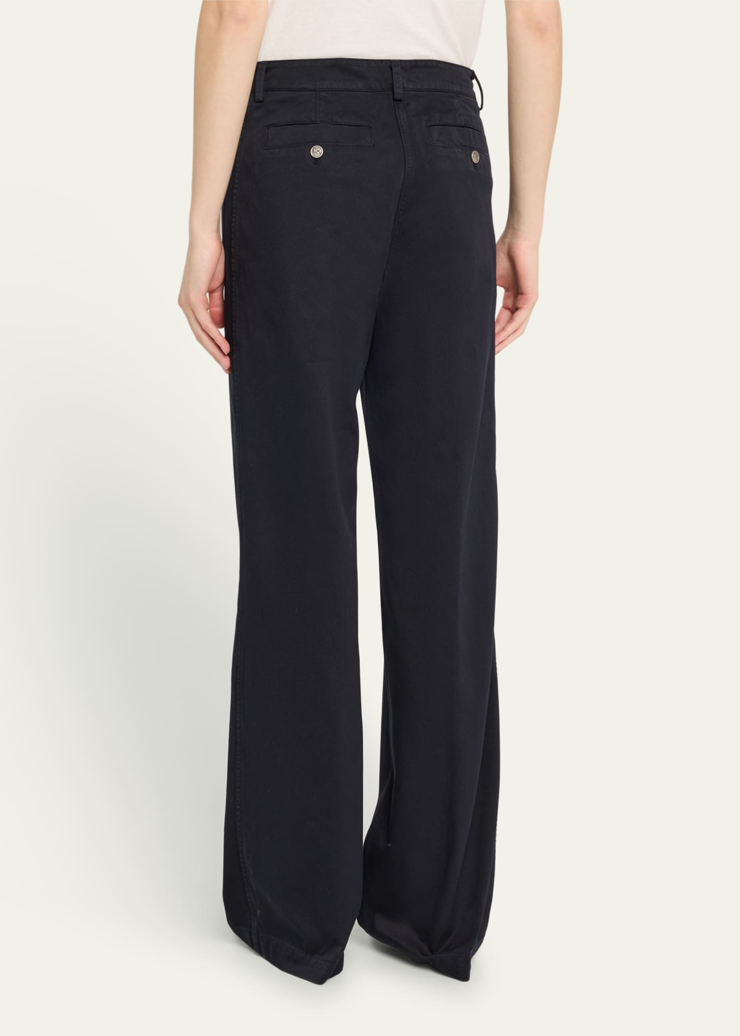 Etro Utilitarian Straight Leg Cotton Trousers Image 3 of 5