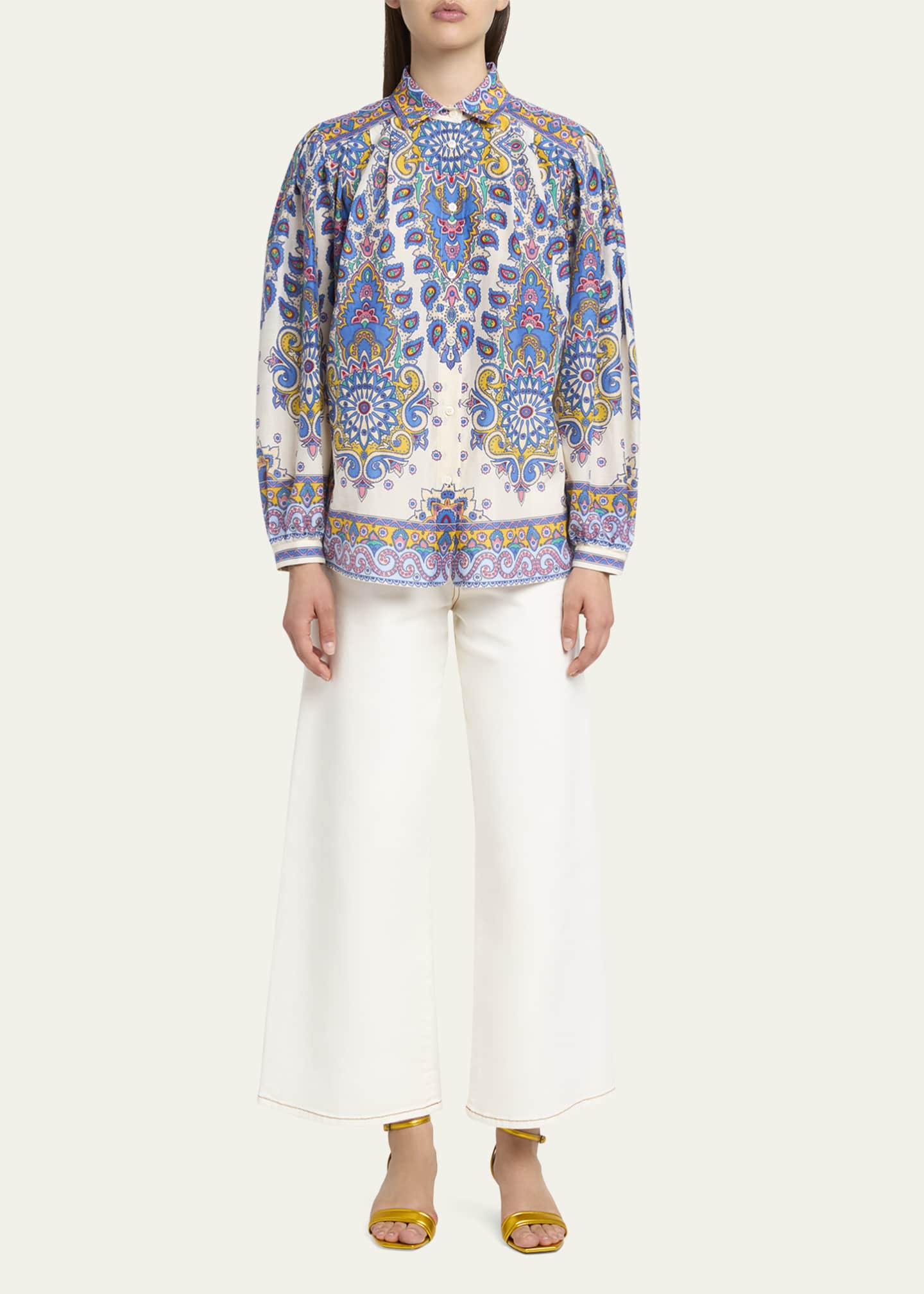 Etro Paisley Button Down Blouse Image 2 of 5