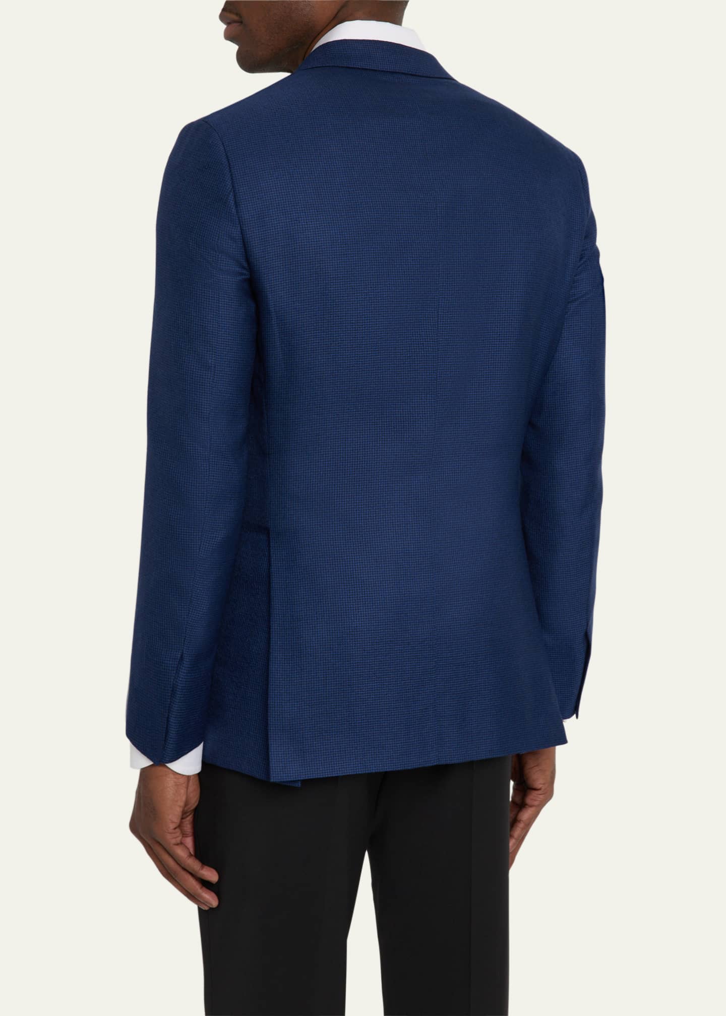 Brioni Men's Micro-Houndstooth Sport Coat Image 3 of 8