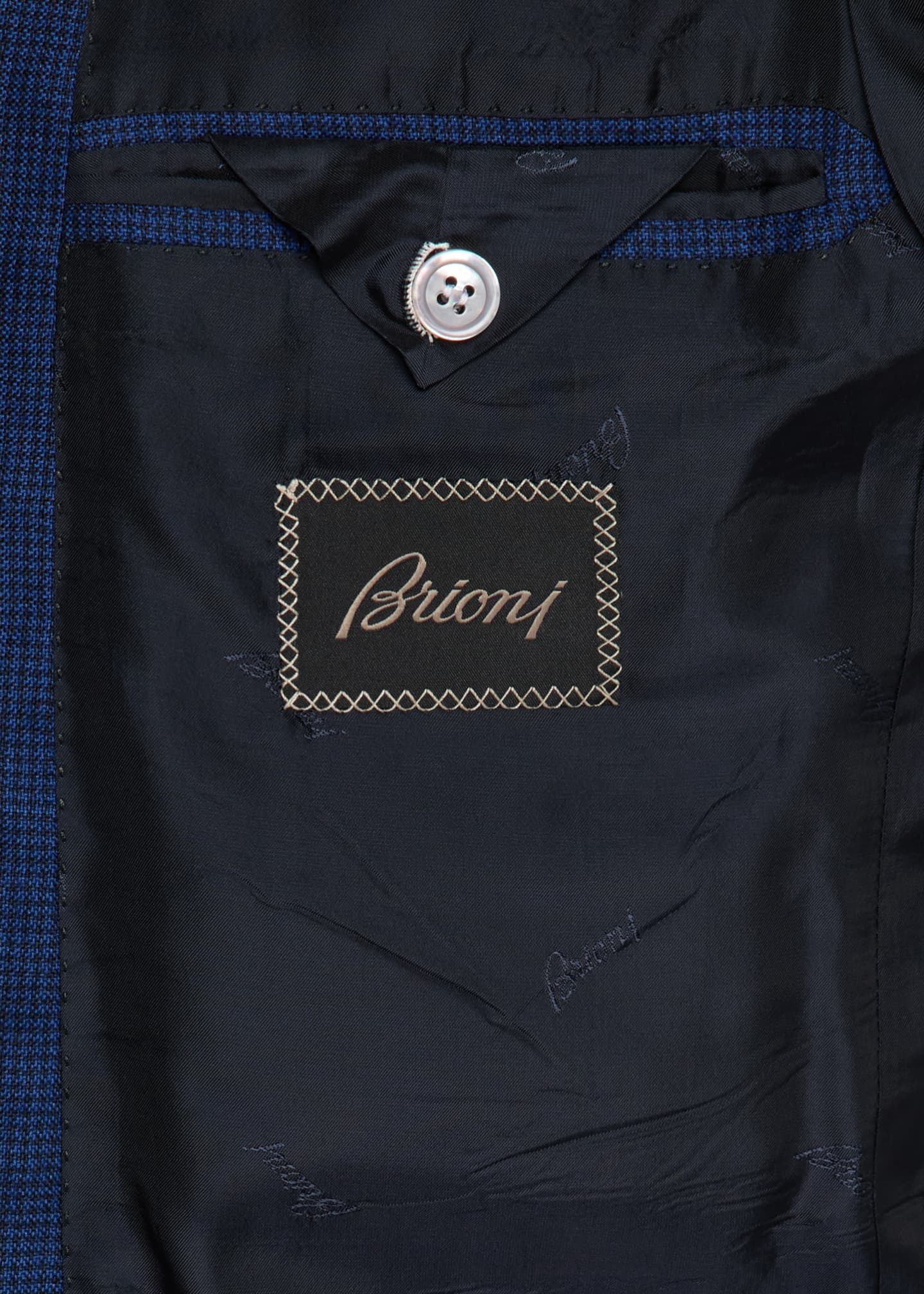 Brioni Men's Micro-Houndstooth Sport Coat Image 6 of 8