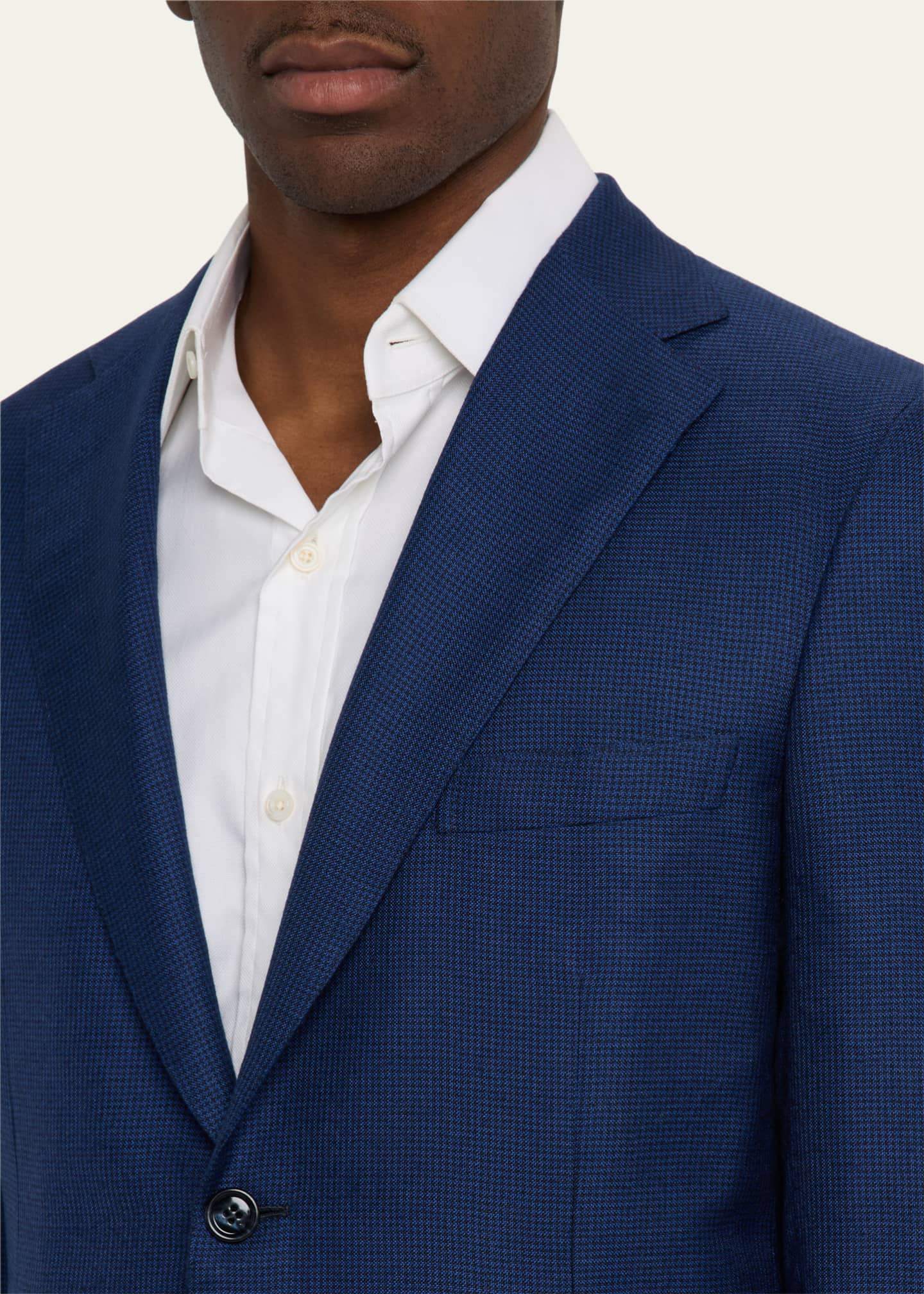 Brioni Men's Micro-Houndstooth Sport Coat Image 5 of 8