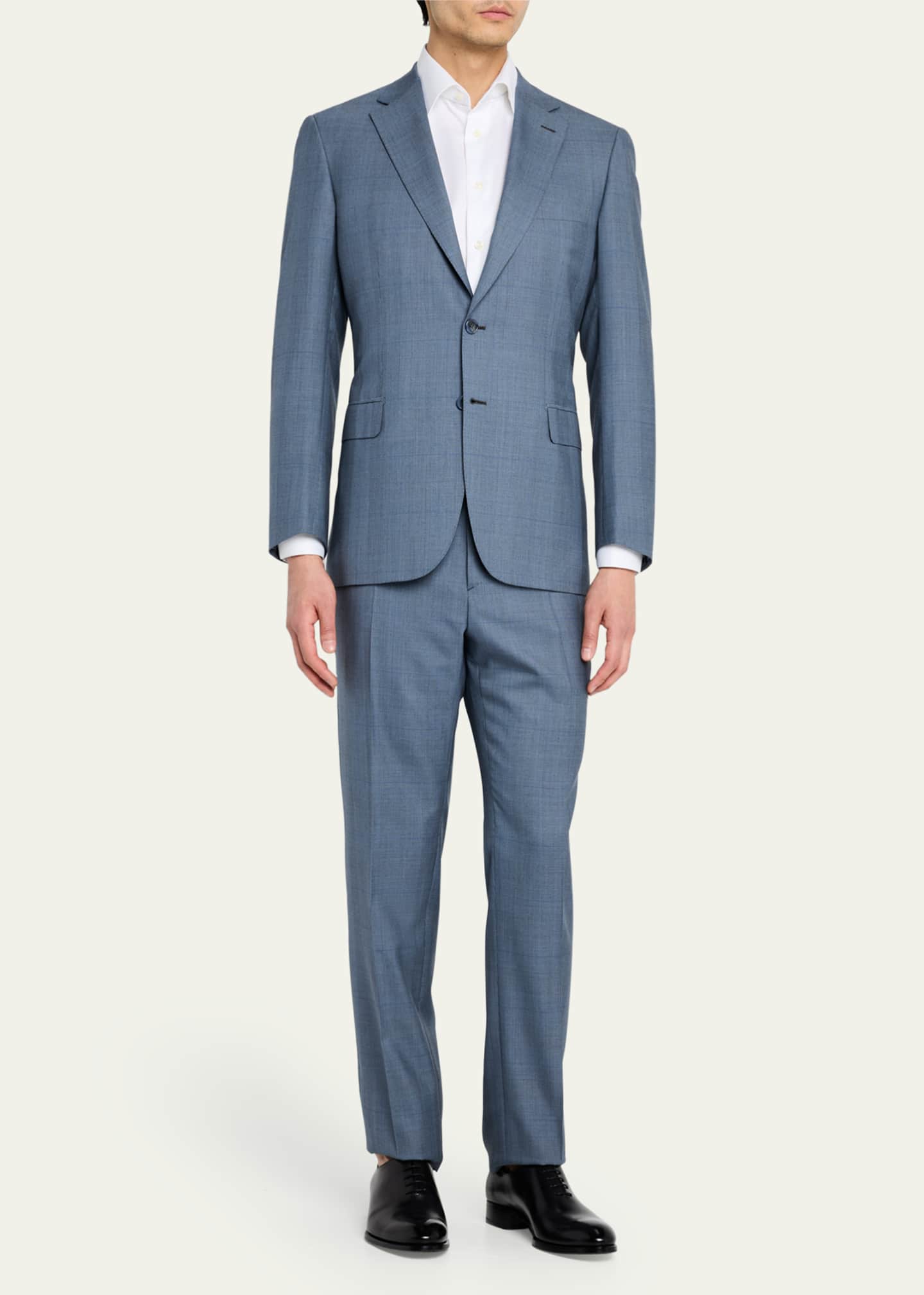 Brioni Men's Brunico Prince of Wales Suit Image 2 of 8