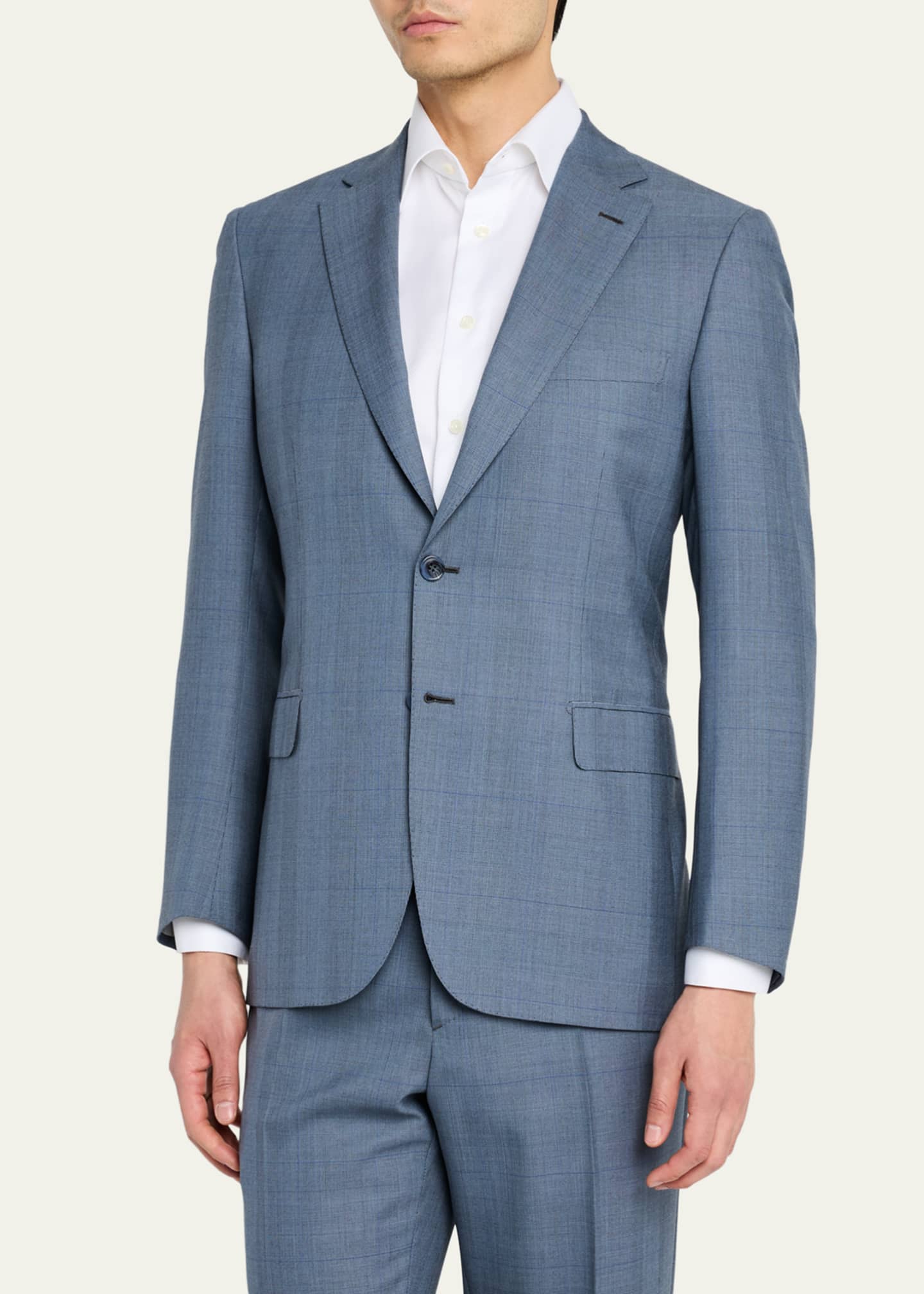 Brioni Men's Brunico Prince of Wales Suit Image 4 of 8