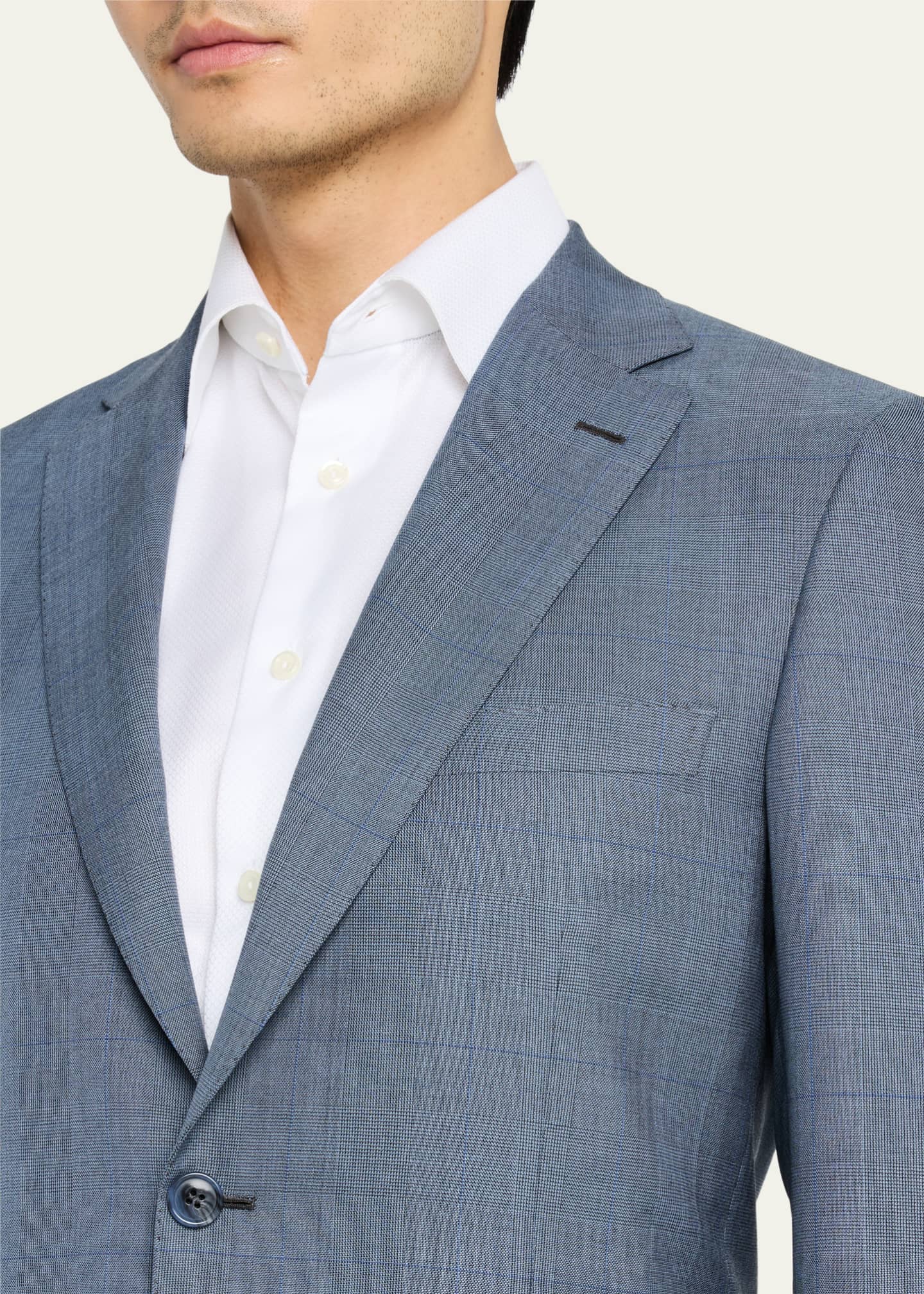 Brioni Men's Brunico Prince of Wales Suit Image 6 of 8