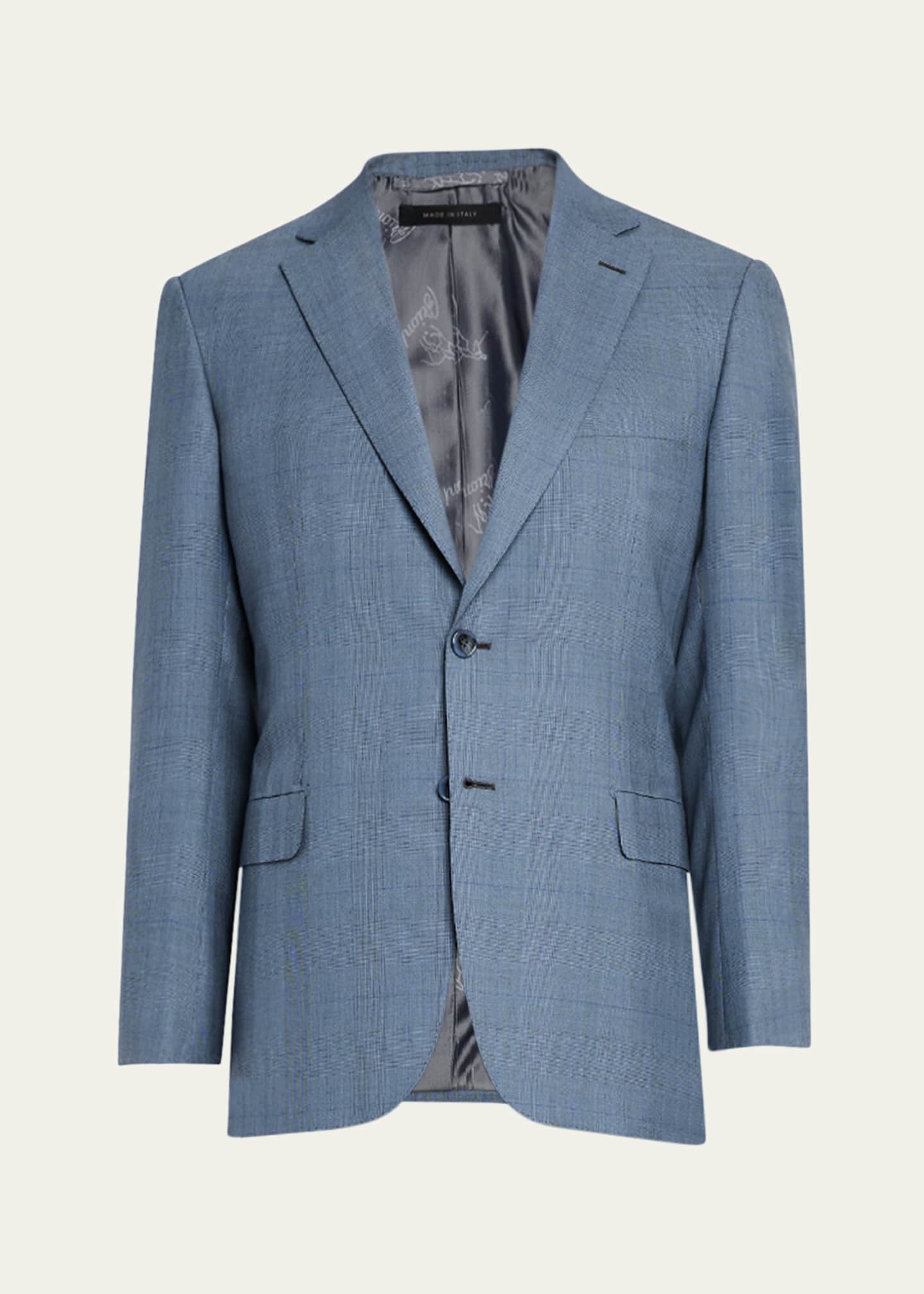 Brioni Men's Brunico Prince of Wales Suit Image 1 of 8