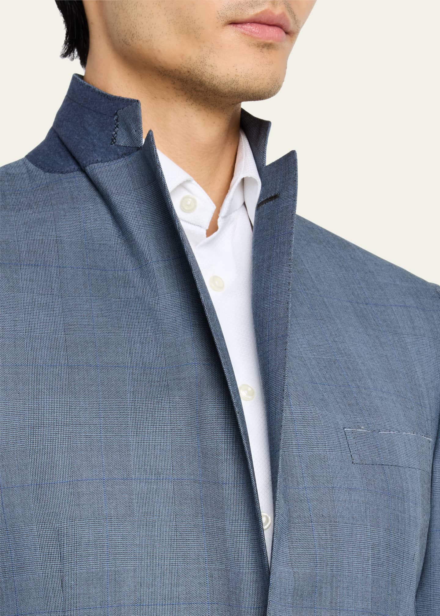 Brioni Men's Brunico Prince of Wales Suit Image 8 of 8