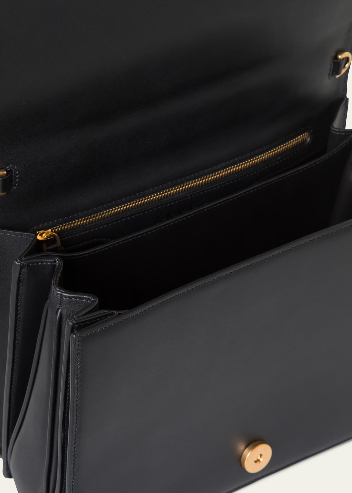 Akris Alice Flap Leather Crossbody Bag Image 3 of 4