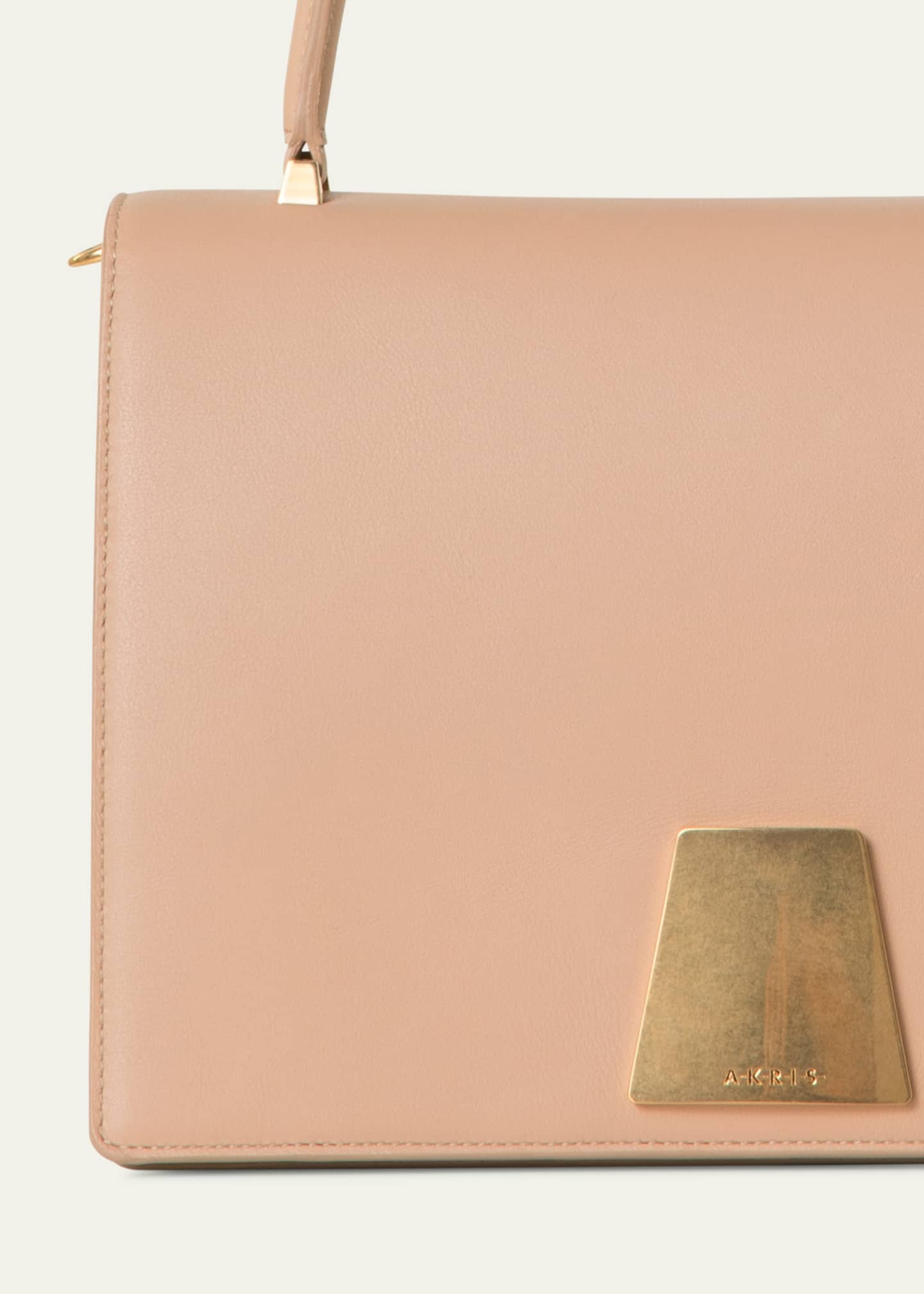 Akris Alice Flap Leather Crossbody Bag Image 4 of 4