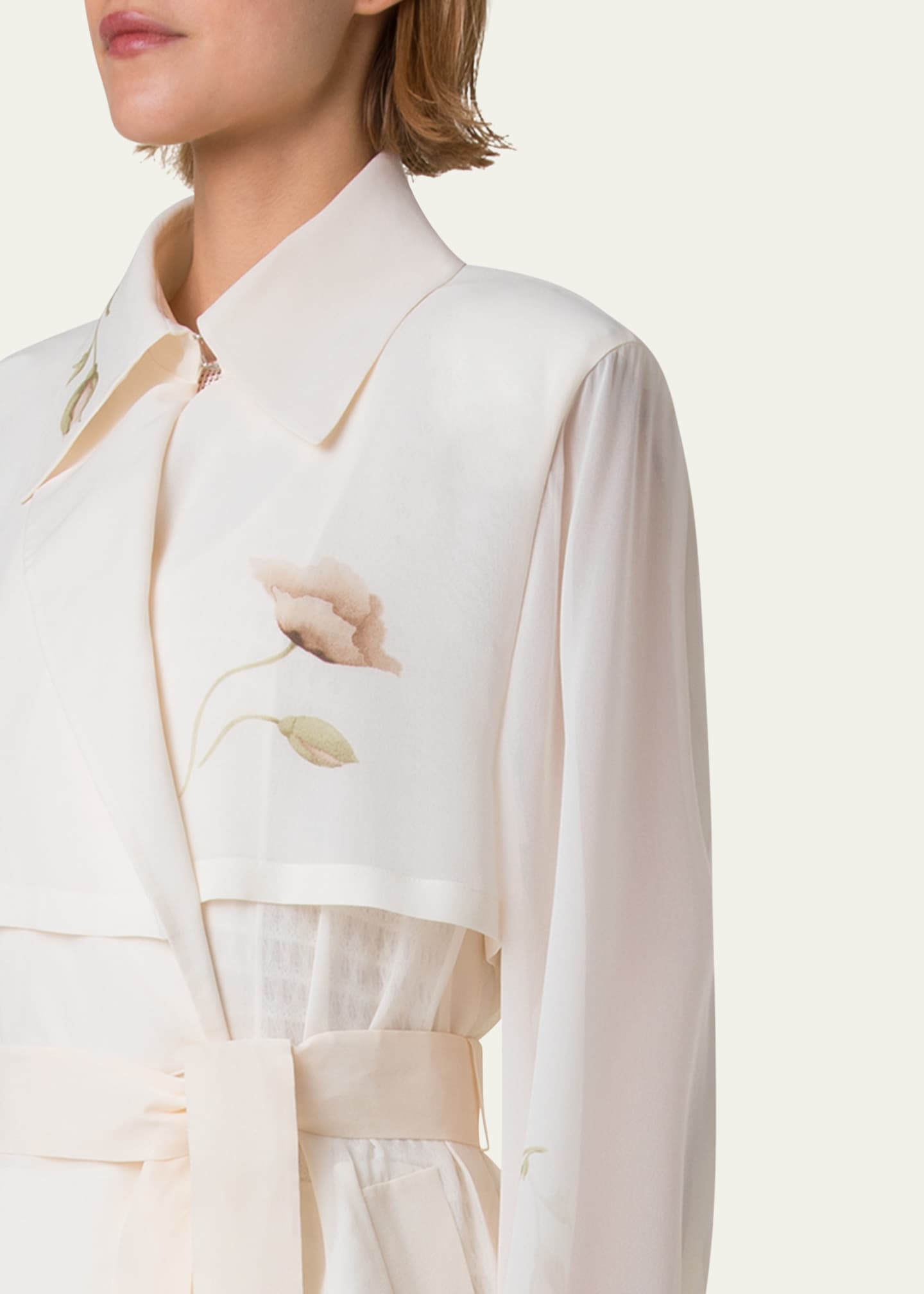 アクリス　AKRIS ロングトレンチ 22_Look_Akris_Fall24_Fashion_S