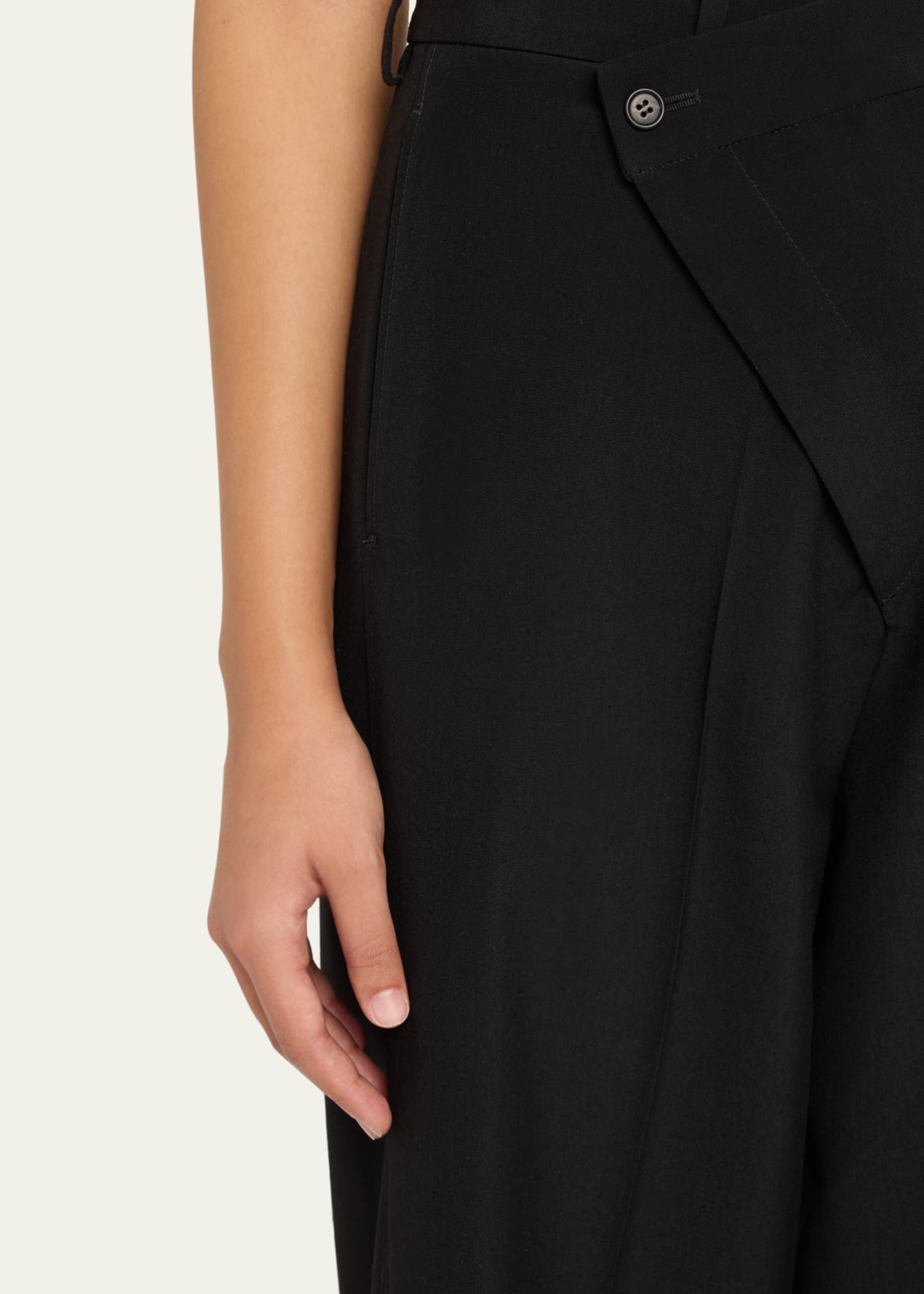MM6 Maison Margiela Crossover Wide-Leg Pants Image 5 of 5