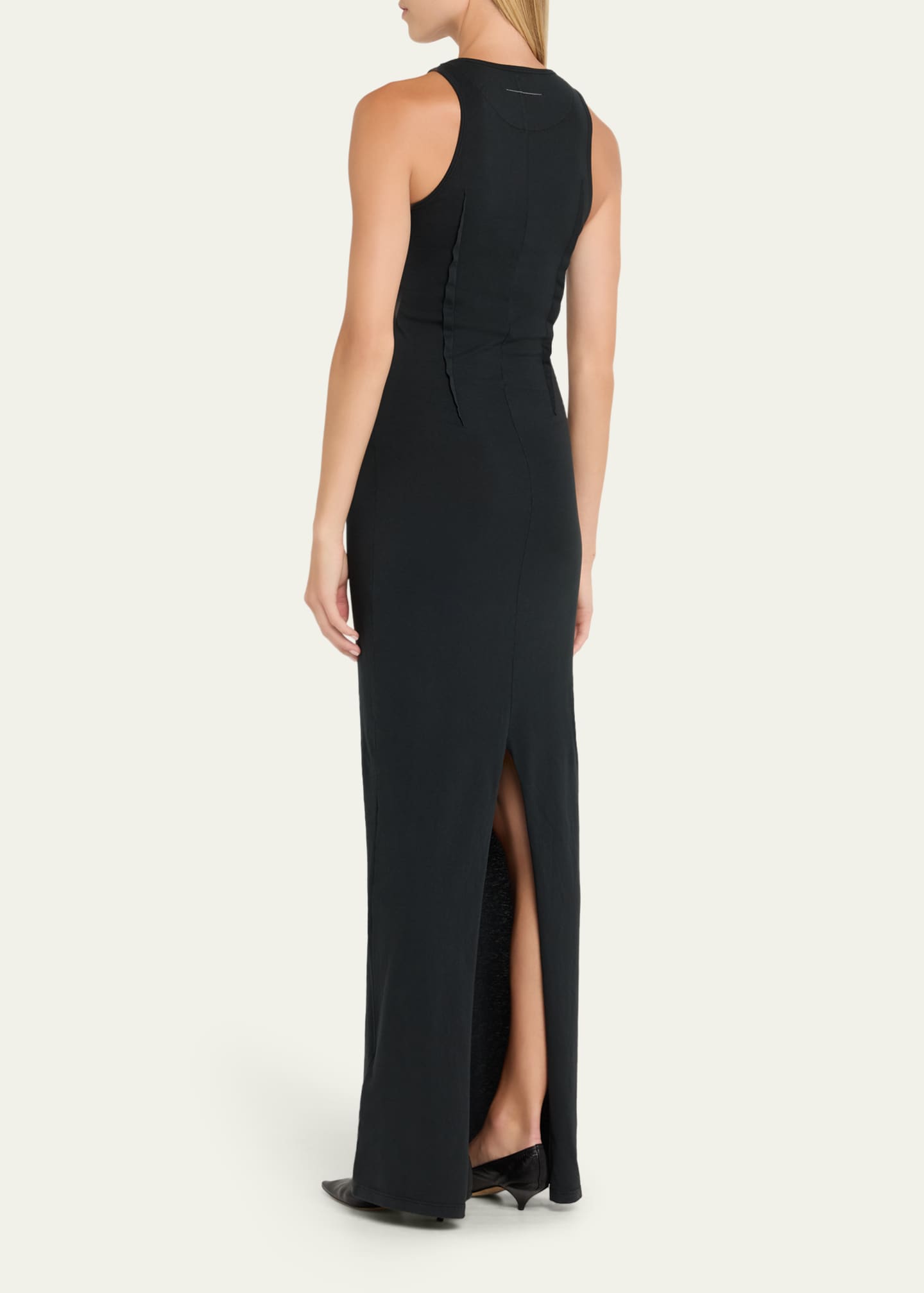 MM6 Maison Margiela Sleeveless Knit Tank Dress Image 3 of 5