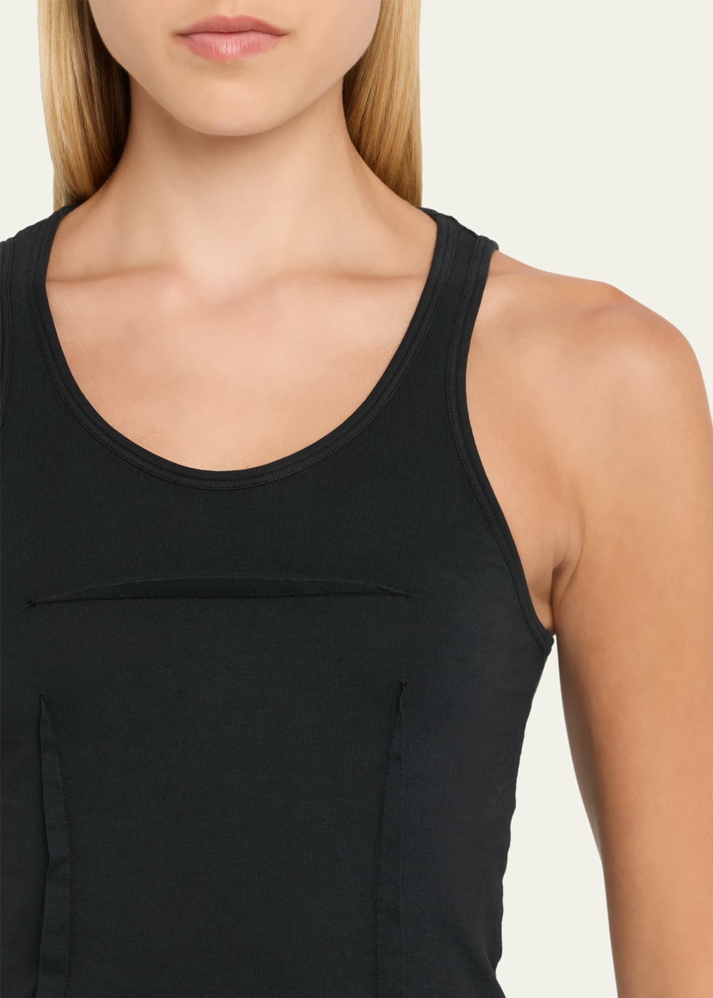MM6 Maison Margiela Sleeveless Knit Tank Dress Image 5 of 5