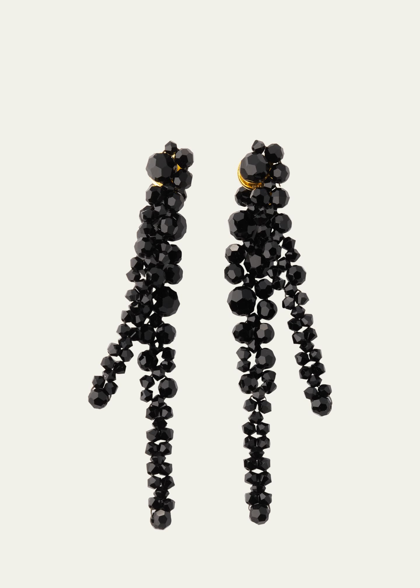 Simone Rocha Double Pierce Through Drip Earrings Image 1 of 4