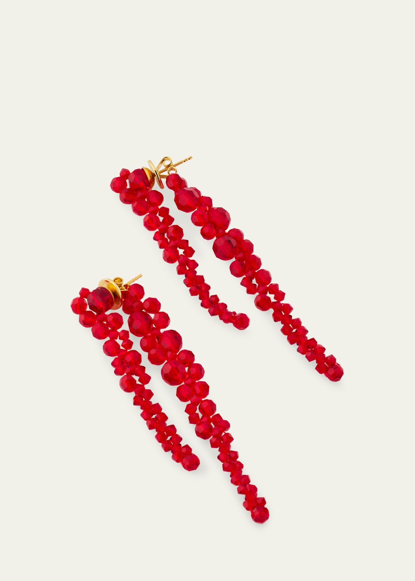 Double Pierce Through Drip Earrings - Thumbnail 3