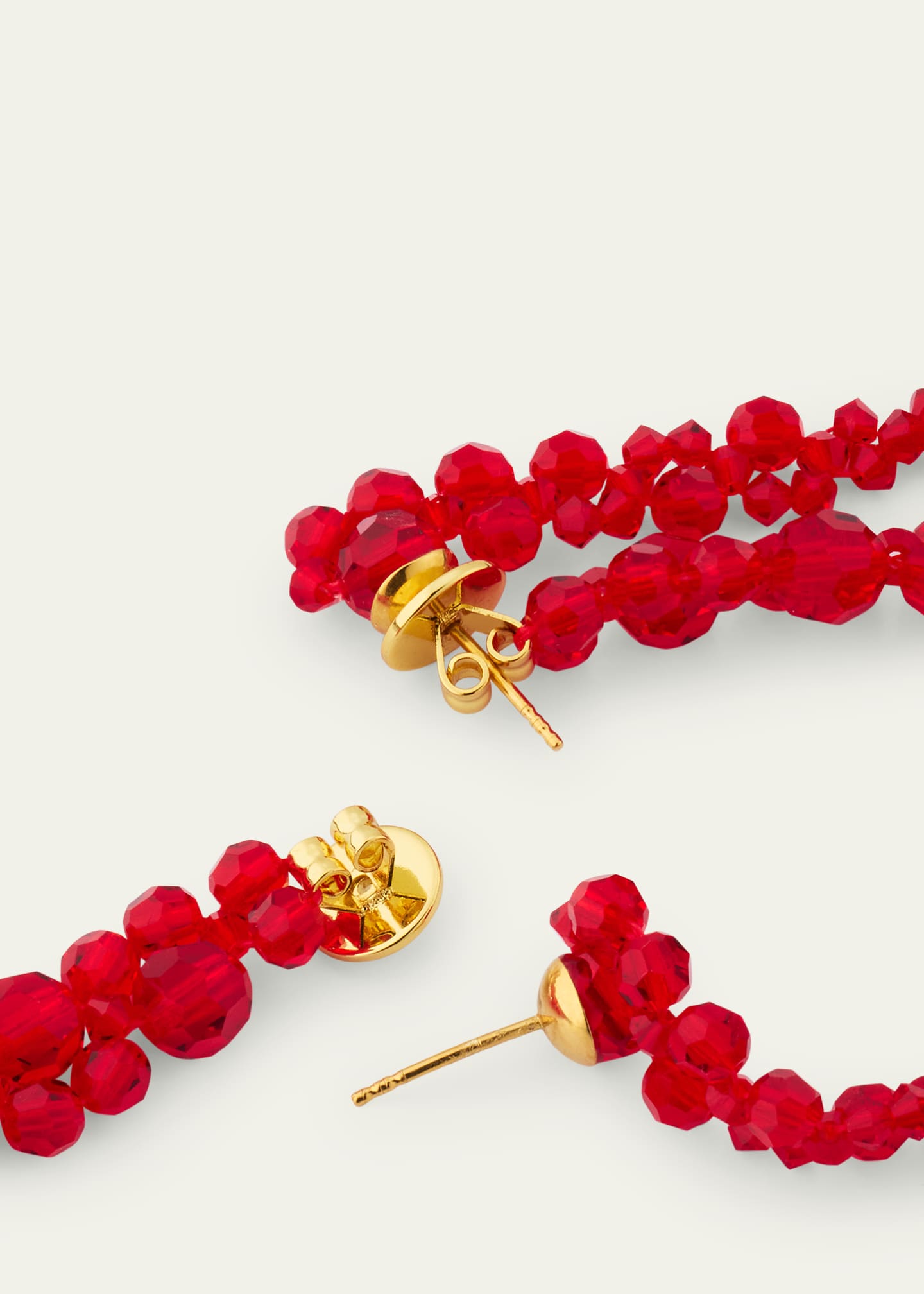 Double Pierce Through Drip Earrings - Thumbnail 4