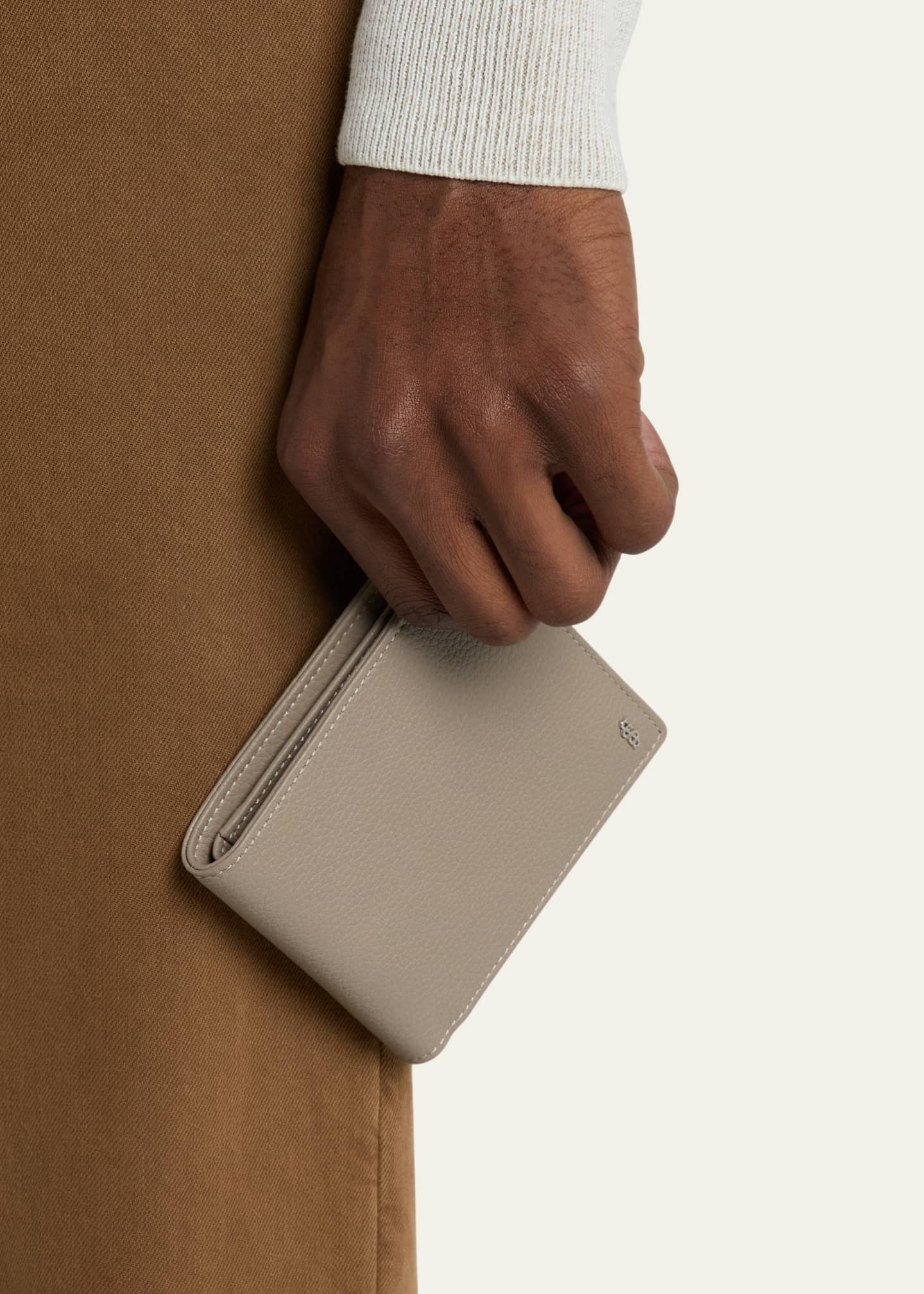 Serapian Men's Cachemire Leather Bifold Wallet Image 2 of 5