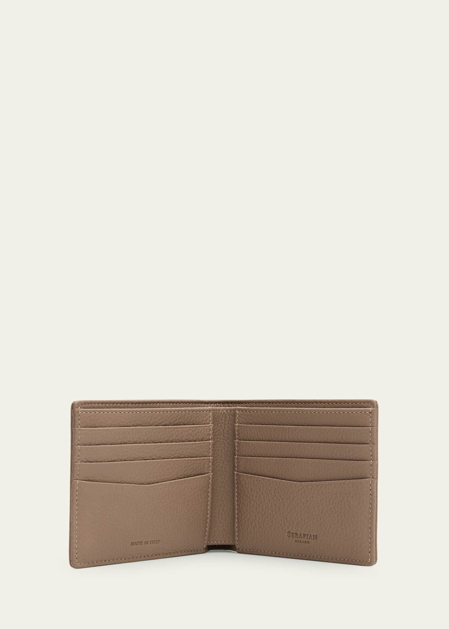 Serapian Men's Cachemire Leather Bifold Wallet Image 4 of 5