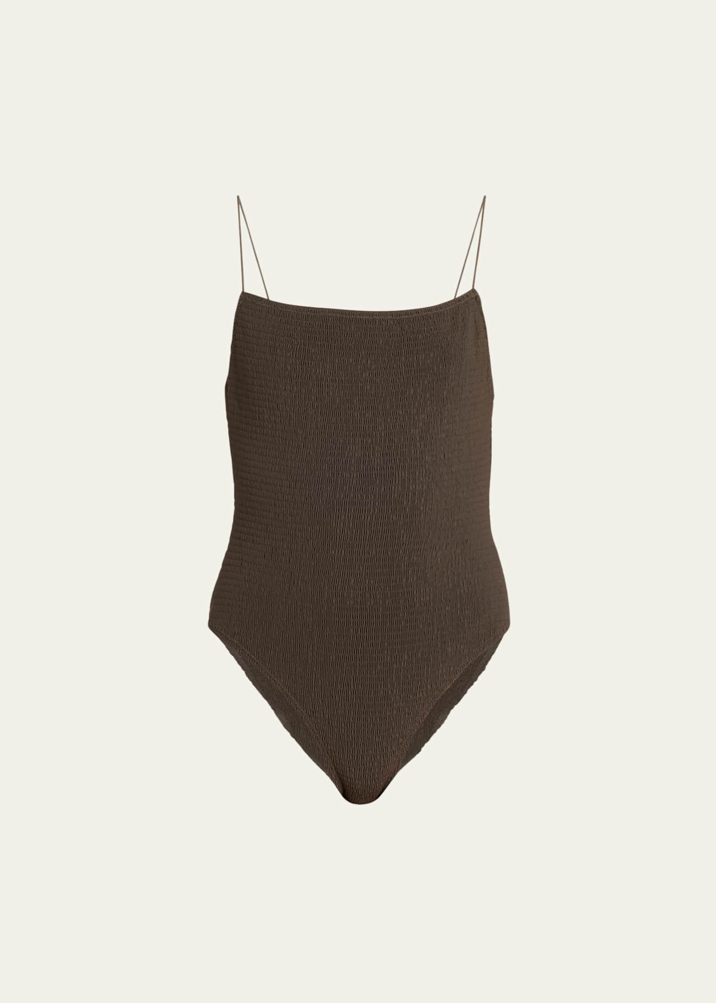 Toteme Smocked One-Piece Swimsuit Image 1 of 4